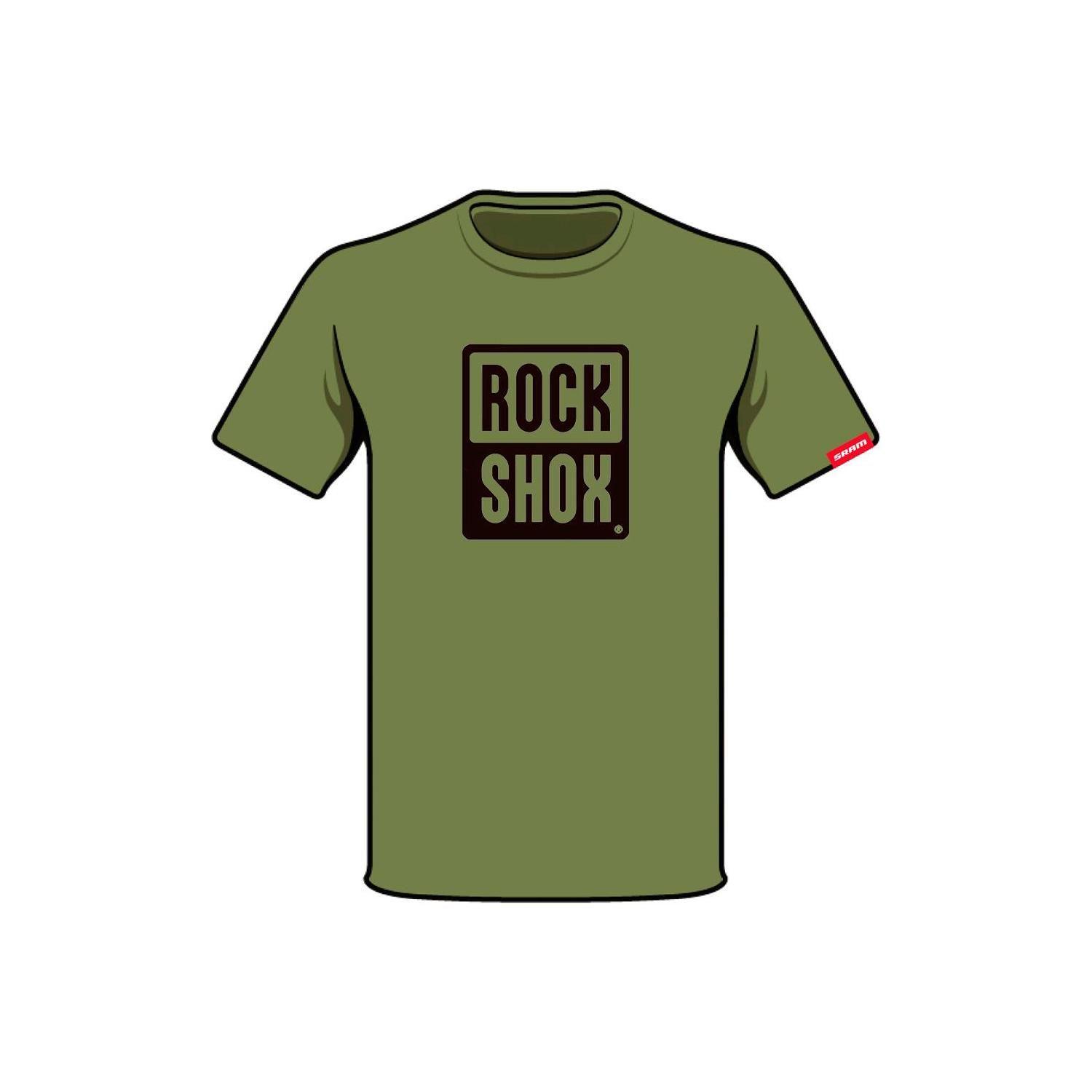 Polera RockShox Manga Corta R2202 Verde-5