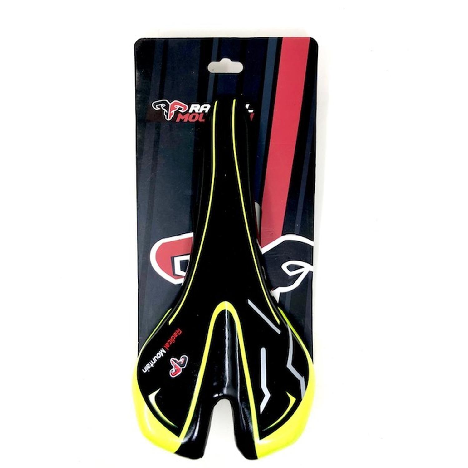 Asiento MTB Negro/Amarillo Radical Mountain-3