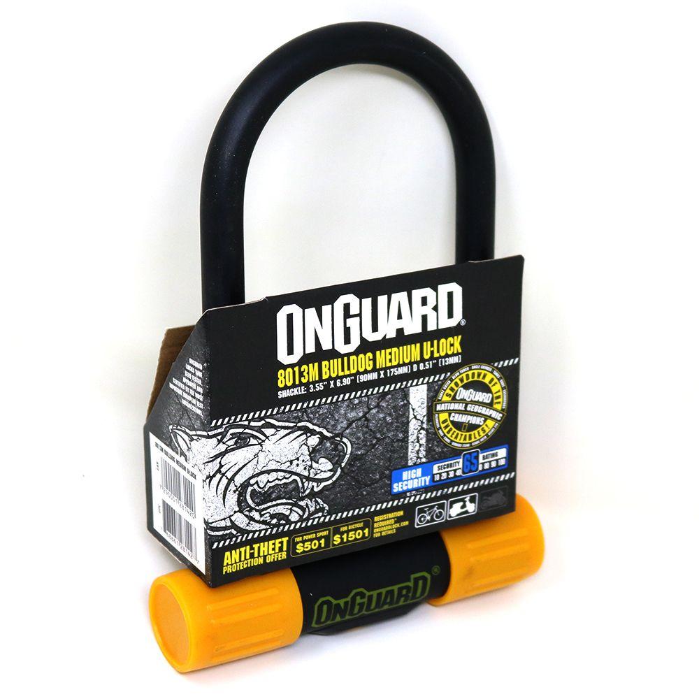 Candado OnGuard Llave U-Lock Bulldog Medium 90X175mm-0