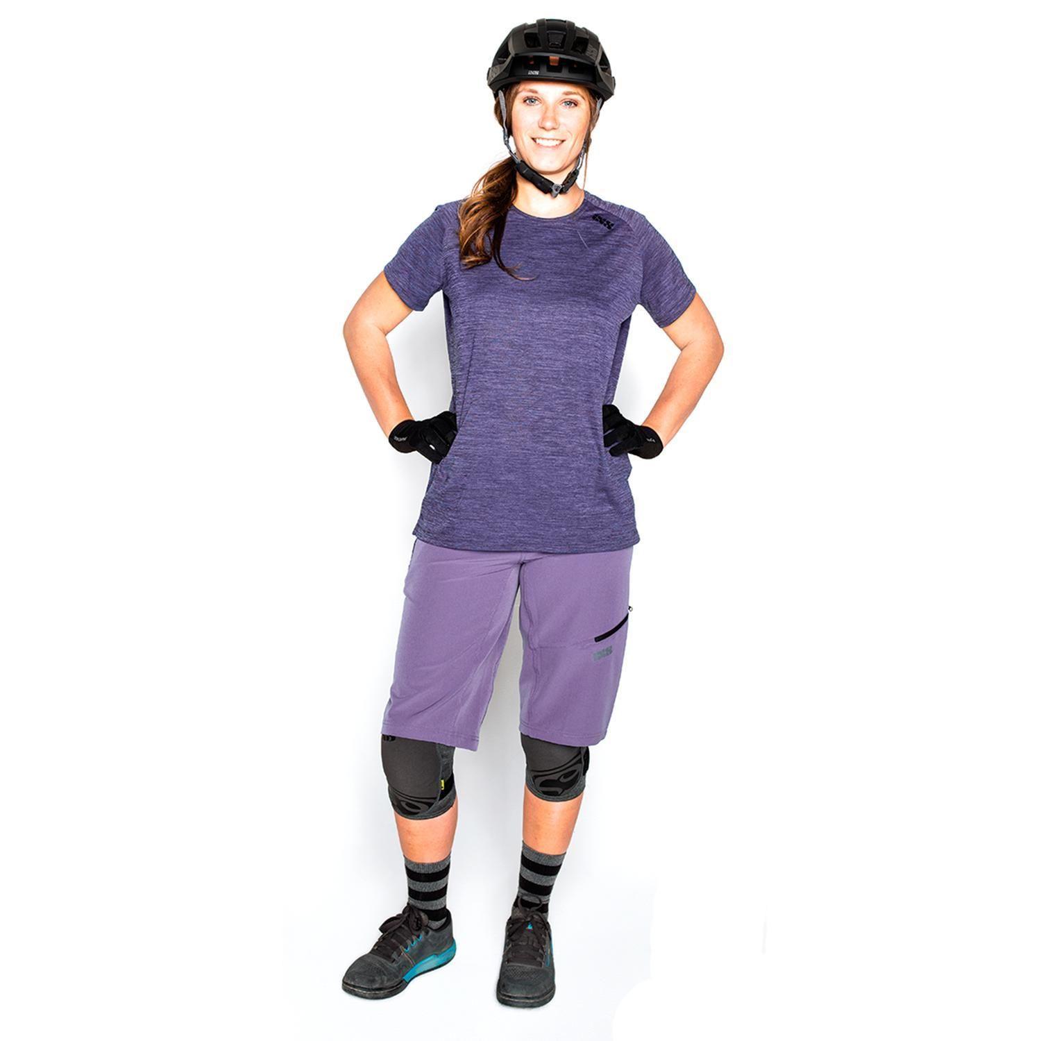 Jersey IXS Manga Corta Mujer Flow X Raisin M 38EU-1