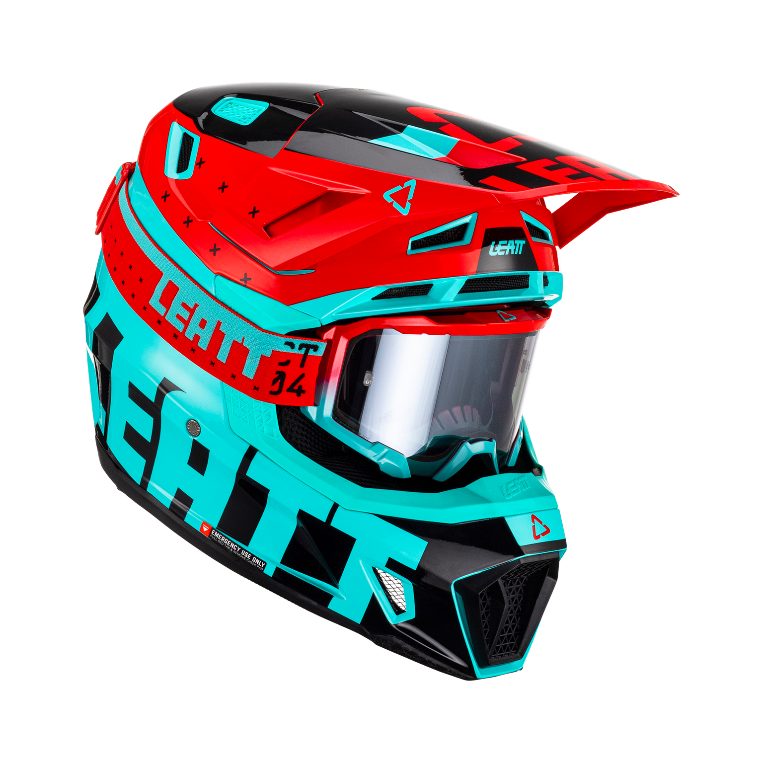 Kit Leatt Casco Con Antiparra Moto 7.5 V23 Fuel M-5