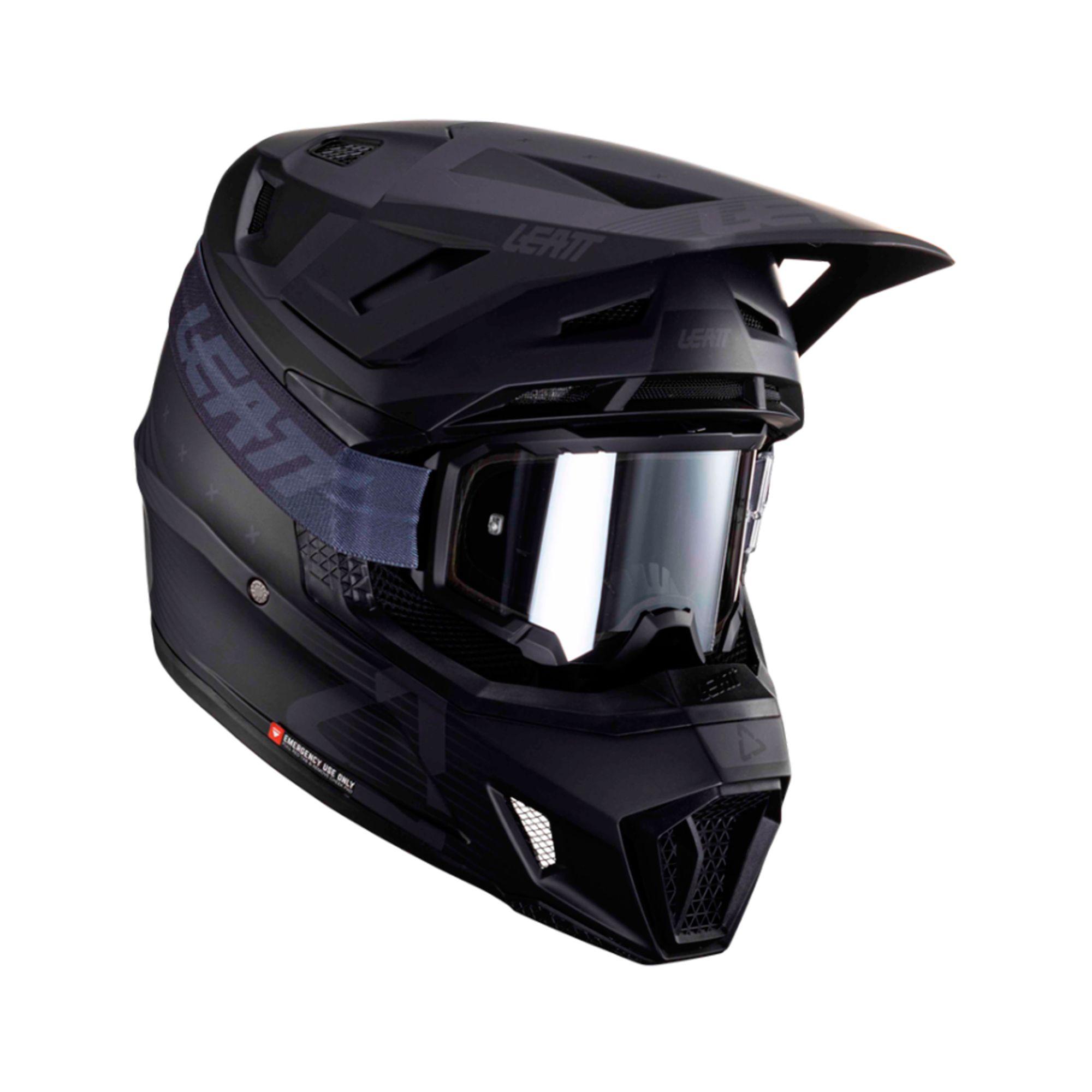 Kit Leatt Casco Con Antiparra Moto 7.5 V24 Stealth M-5