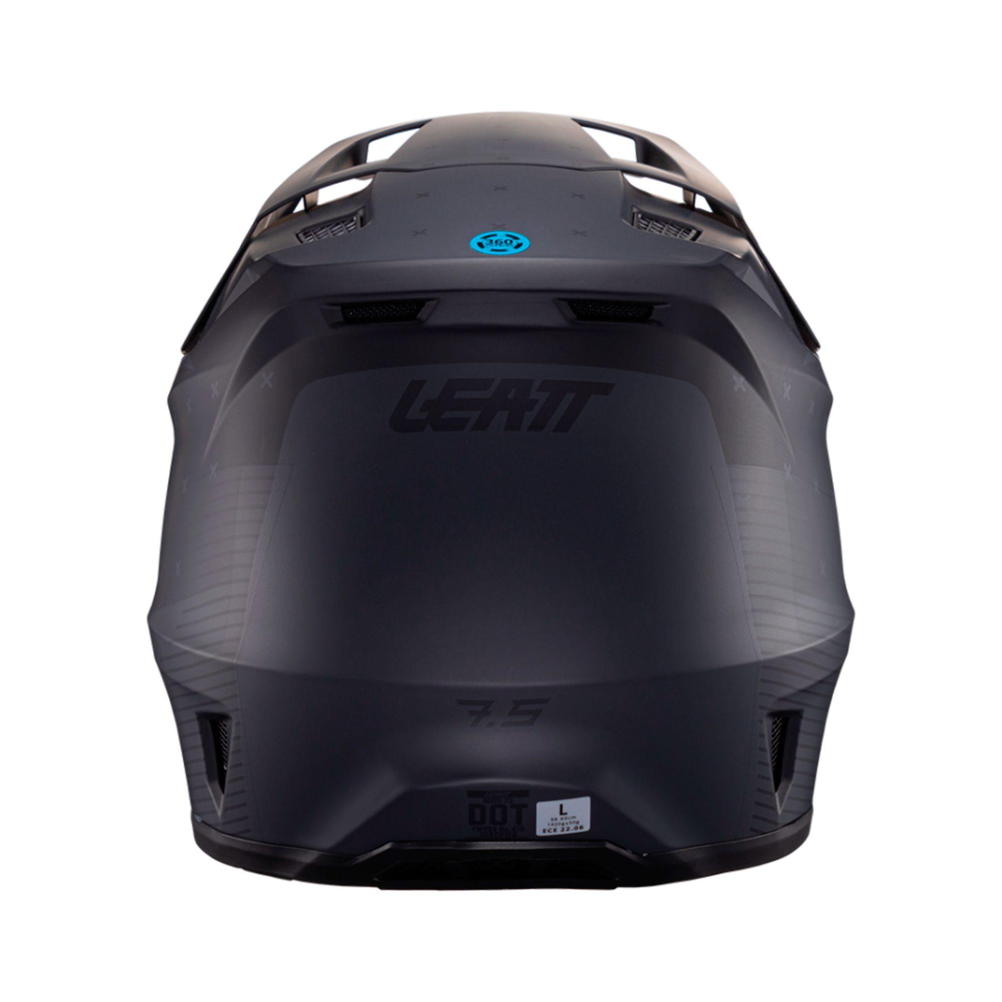 Kit Leatt Casco Con Antiparra Moto 7.5 V24 Stealth M-7