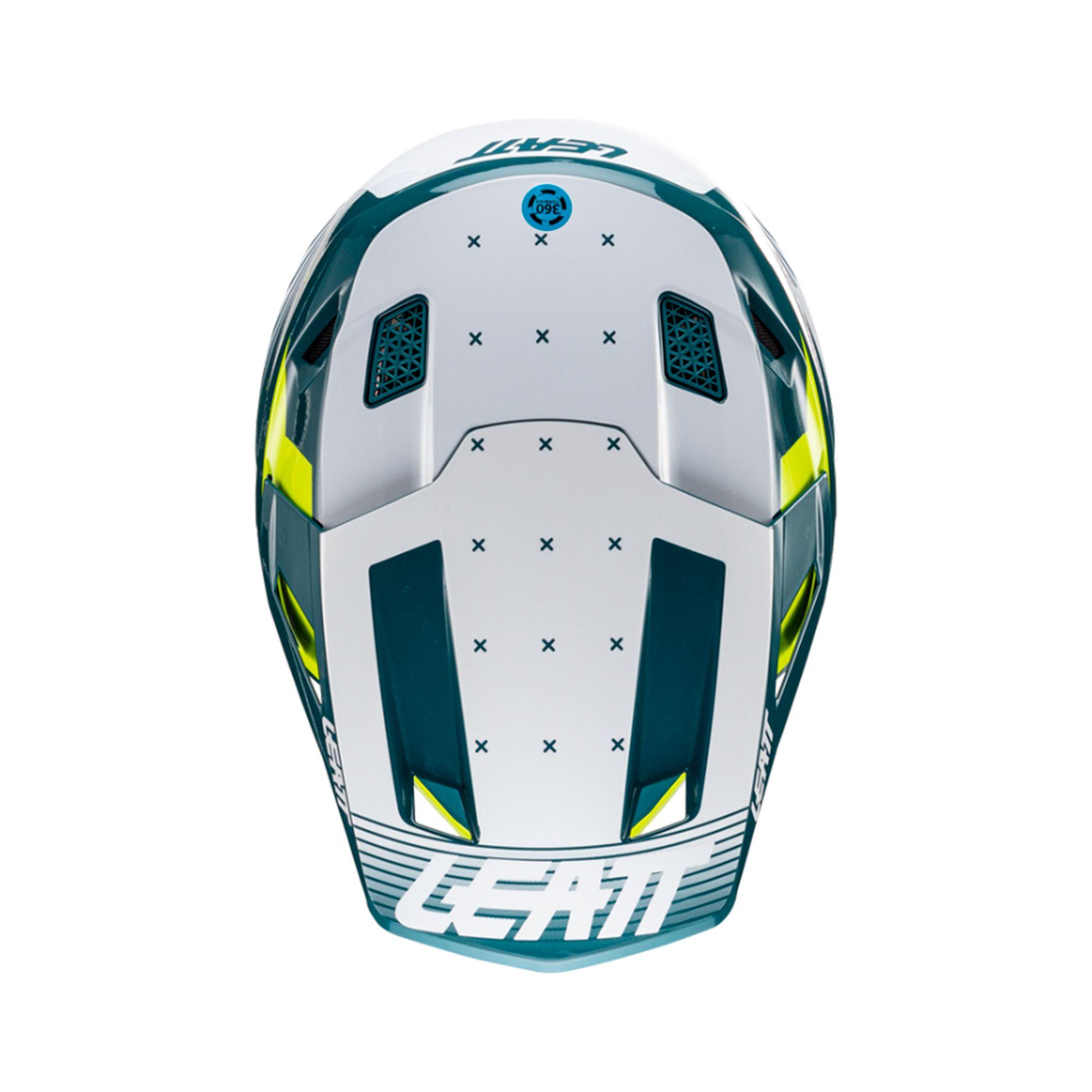 Kit Leatt Casco Con Antiparra Moto 7.5 V24 Acid Fuel M-3