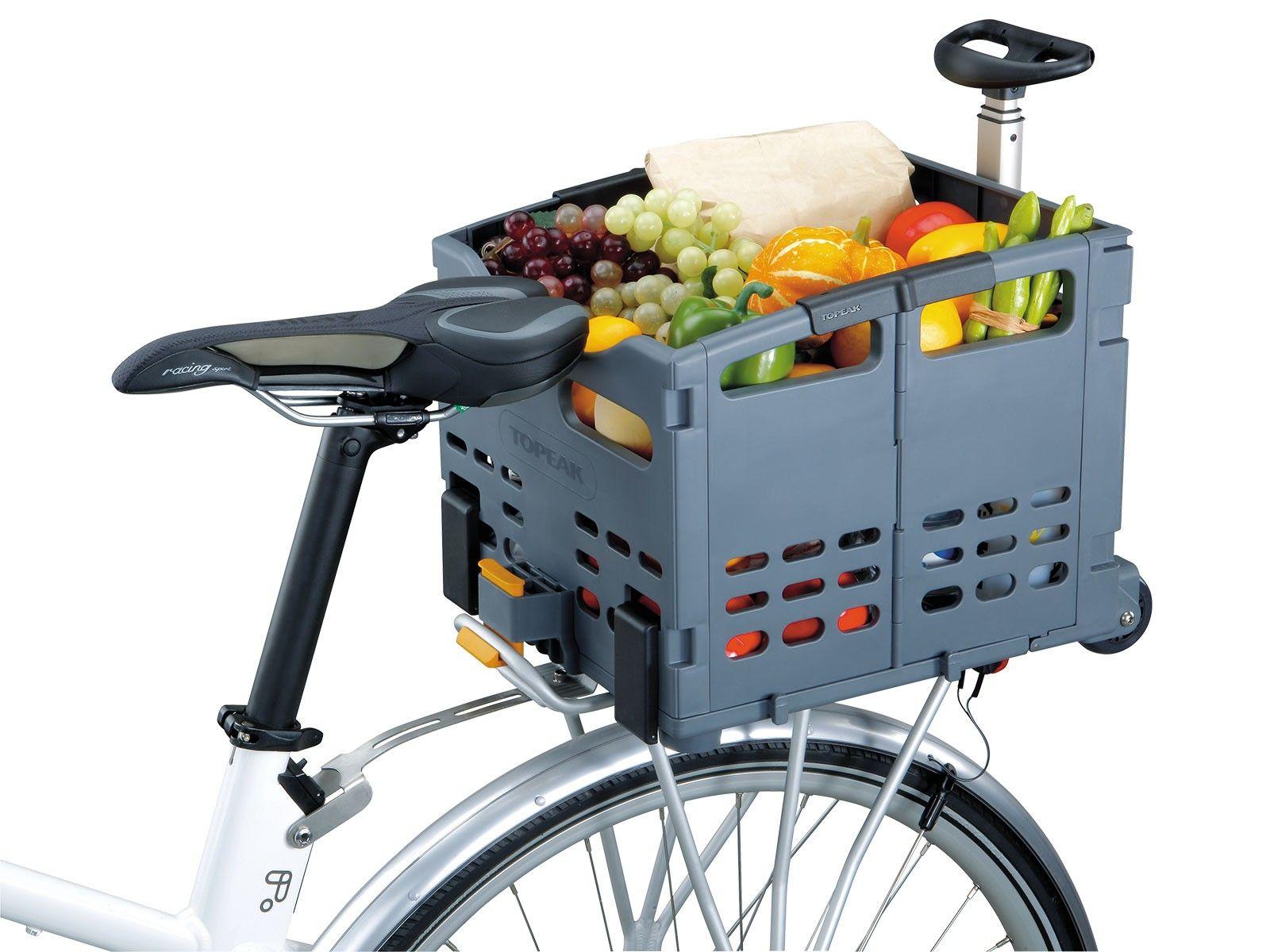 Canasto Topeak Trasero Carro Mango Ruedas Trolley Tote MTX-1