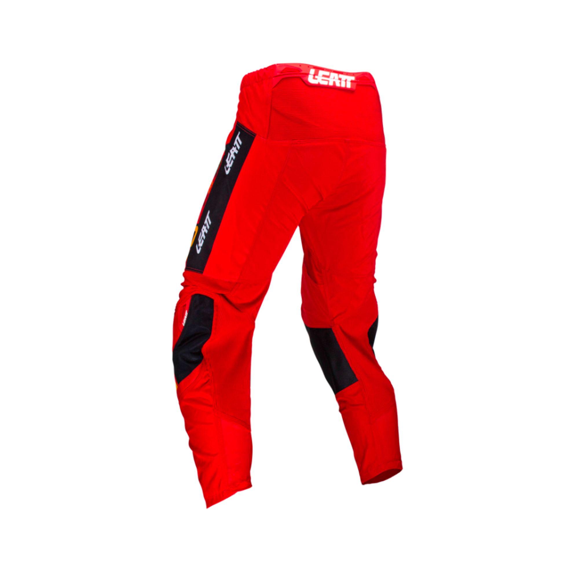 Kit Leatt Moto 3.5 Jersey Con Pantalón Rojo-4