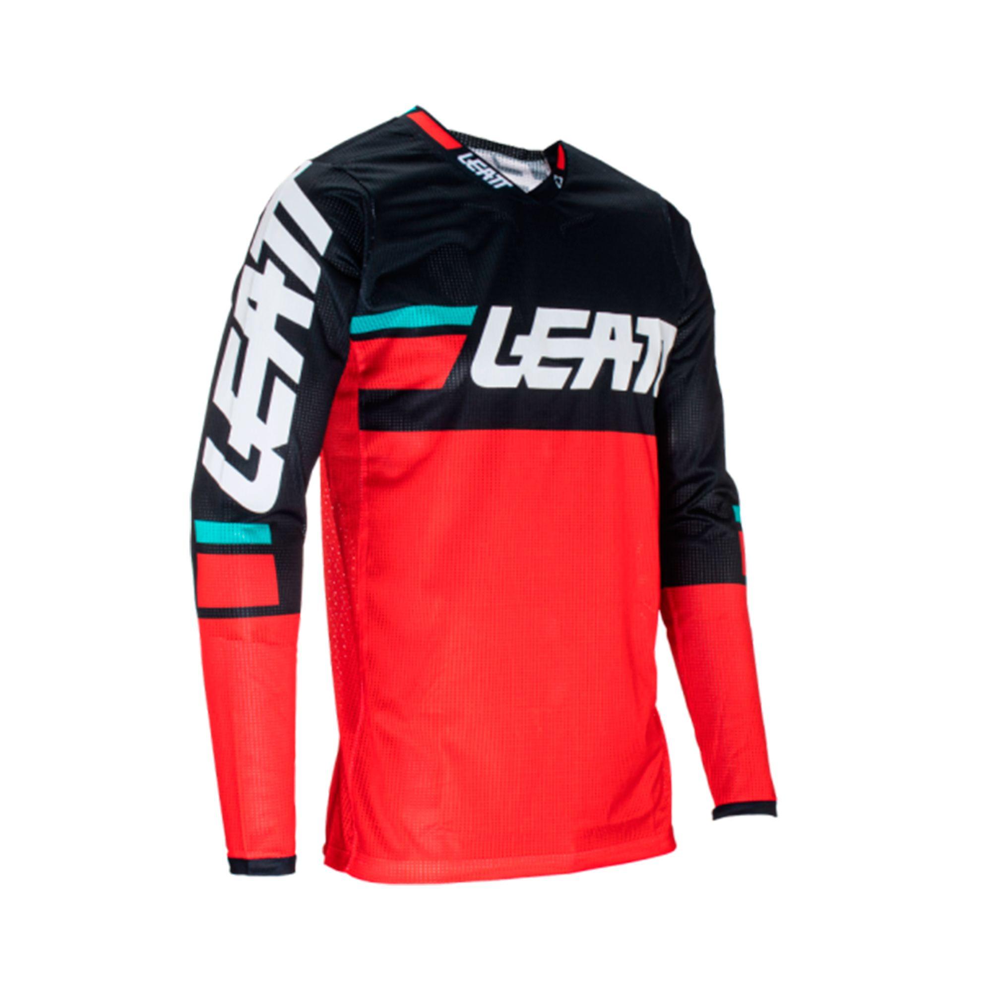Jersey Moto Leatt 4.5 X-Flow Red-0