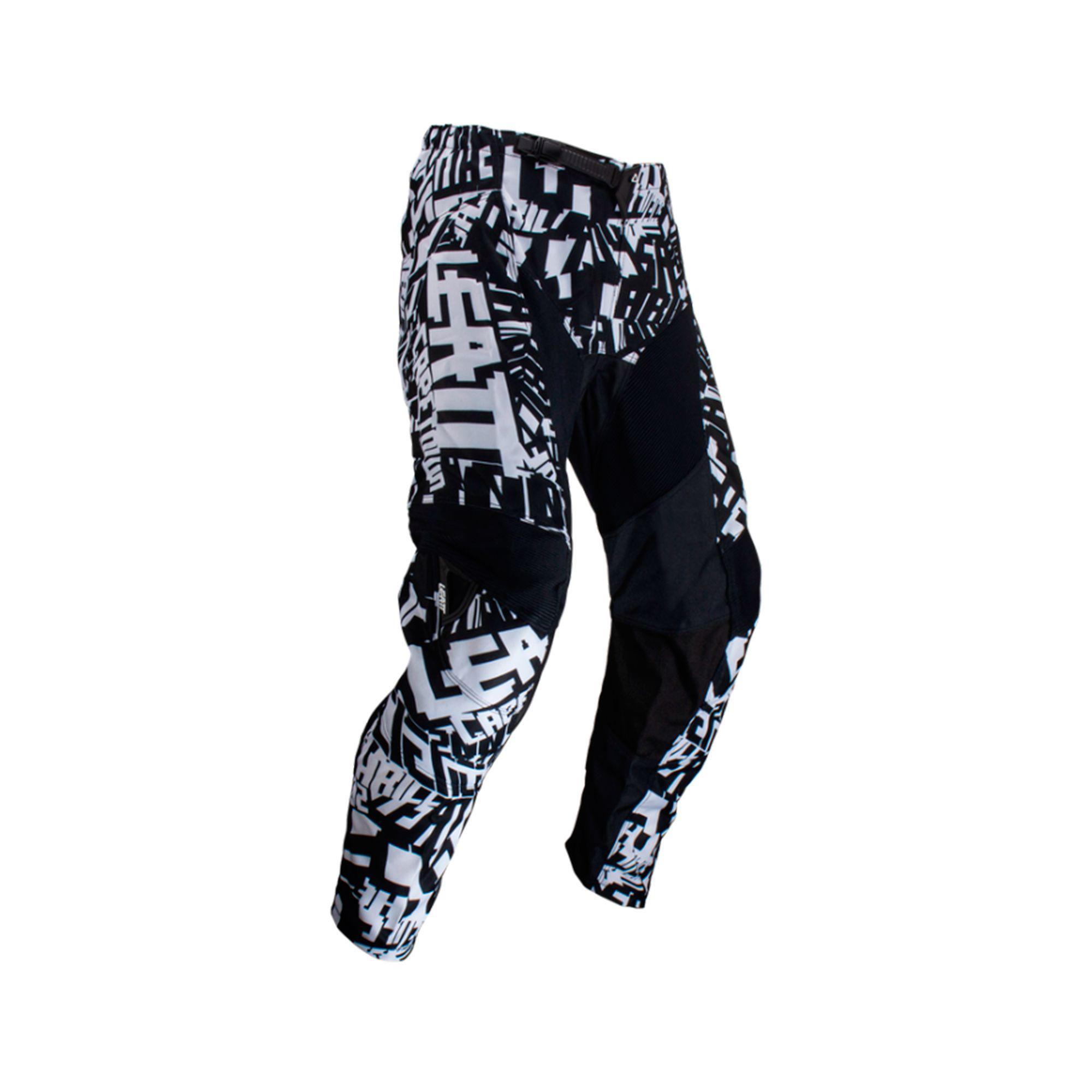 Kit Leatt Moto 3.5 Jersey Con Pantalón Blanco-3