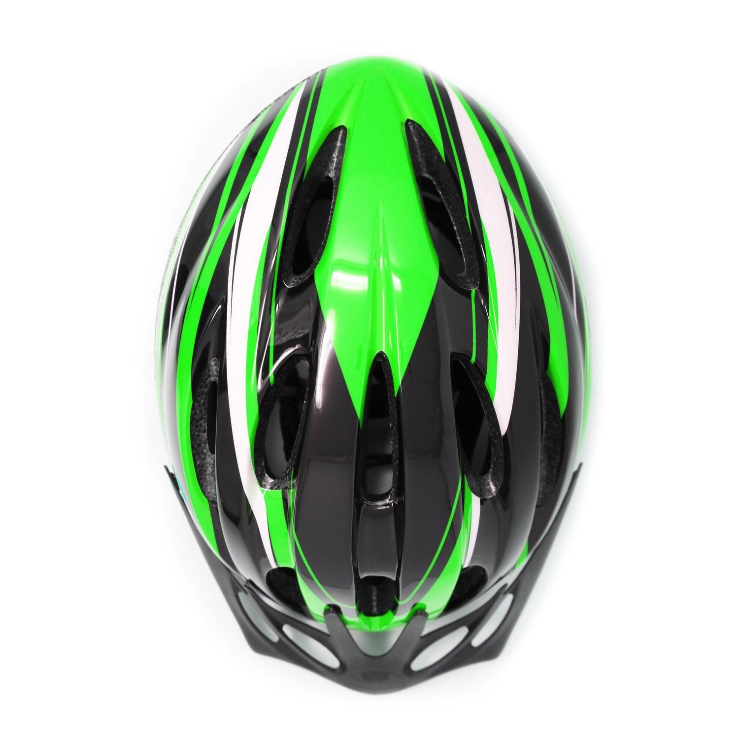 Casco Radical Mountain MTB V10 Negro Verde L 58-59cm-3