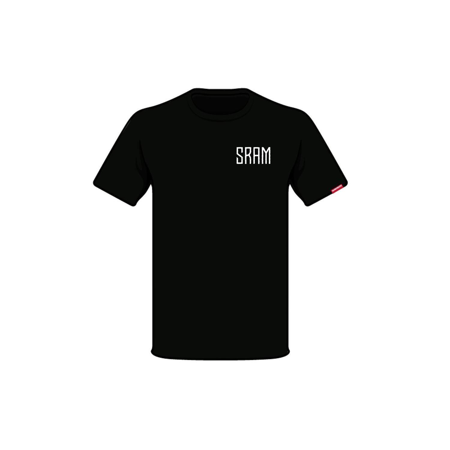 Polera SRAM Manga Corta S2206 Negro-0