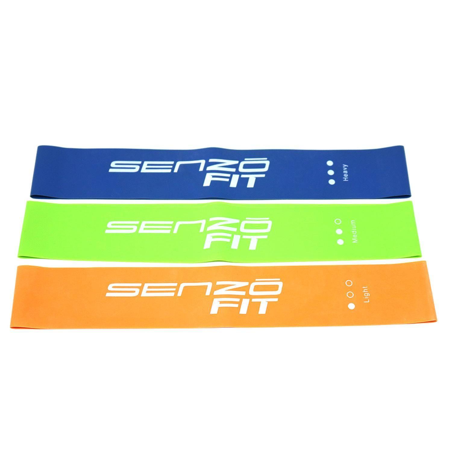 Set de 3 Bandas Elasticas Multicolor Senzo Fit-1
