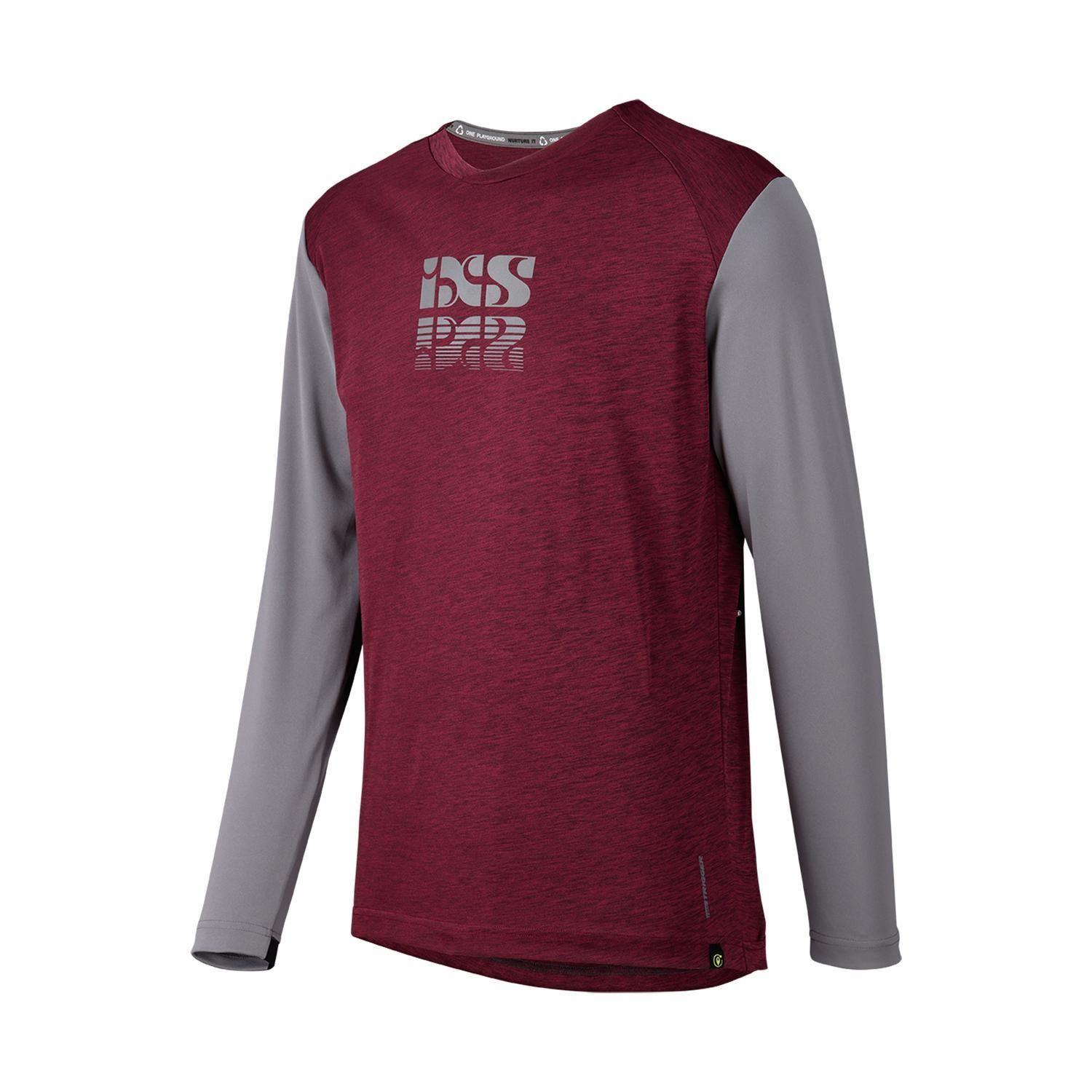 Jersey IXS Manga Larga Trigger X Raisin Grafito S-0