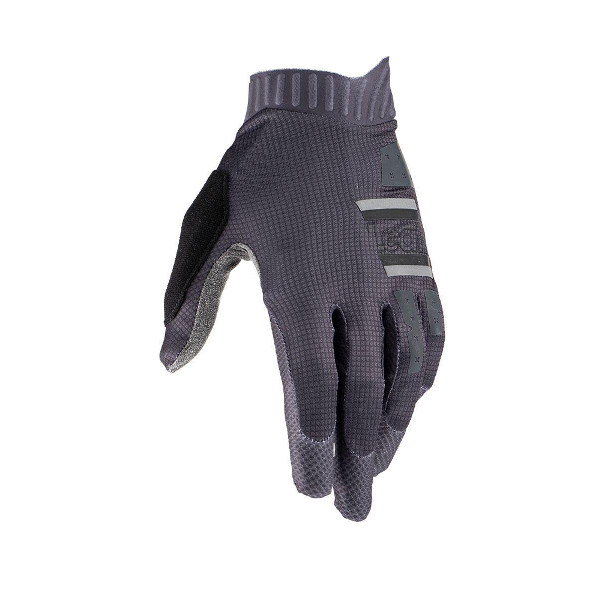 Guantes Leatt Infantil Bicicleta y Moto 1.0 GripR Stealth M 6.5EU 7.5US-1