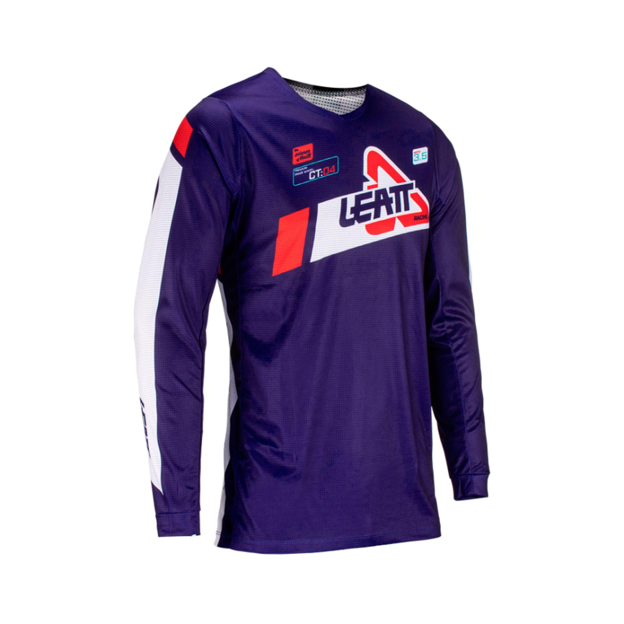 Kit Leatt Moto 3.5 Jersey Con Pantalón Royal-1