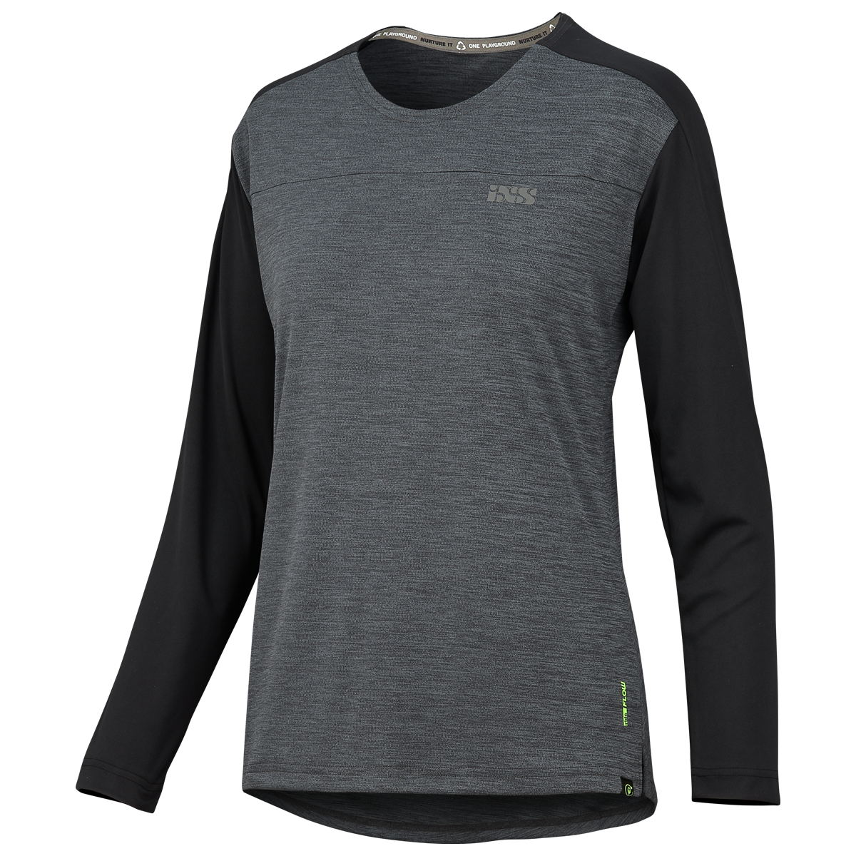 Jersey Flow X m/l graph black wmn 36 IXS-0