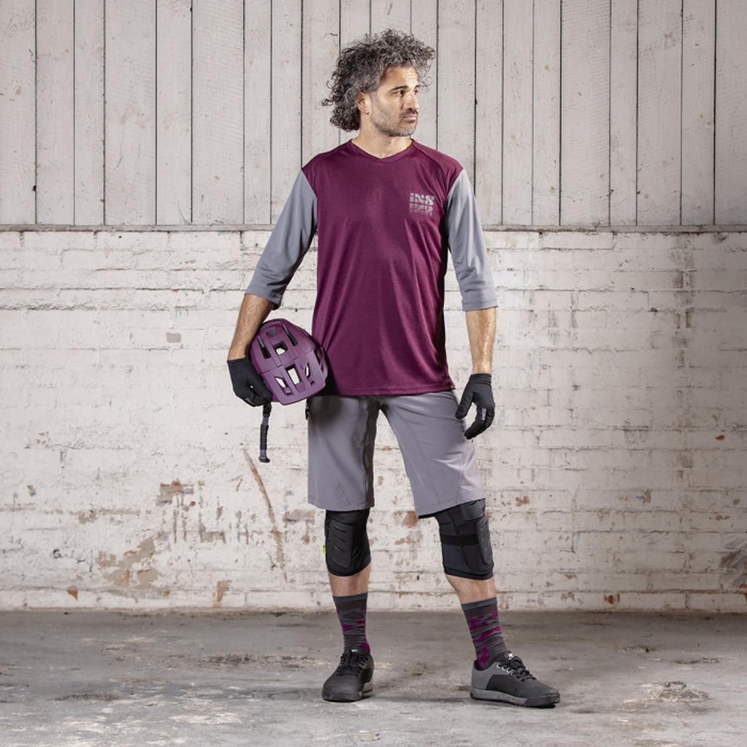 Jersey IXS Manga 3/4 Carve X Raisin S 50EU-1