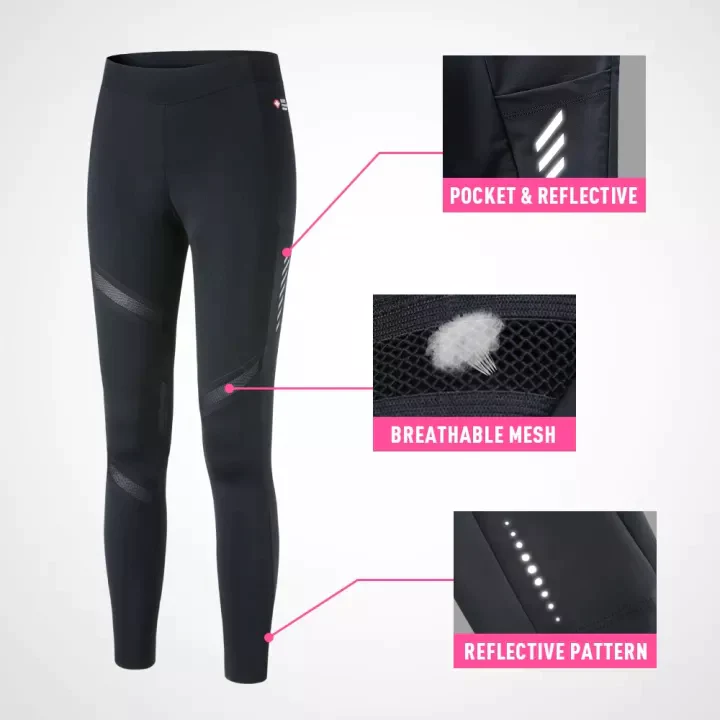 Calza Santic Mujer Larga Quinn Summer Negro-3