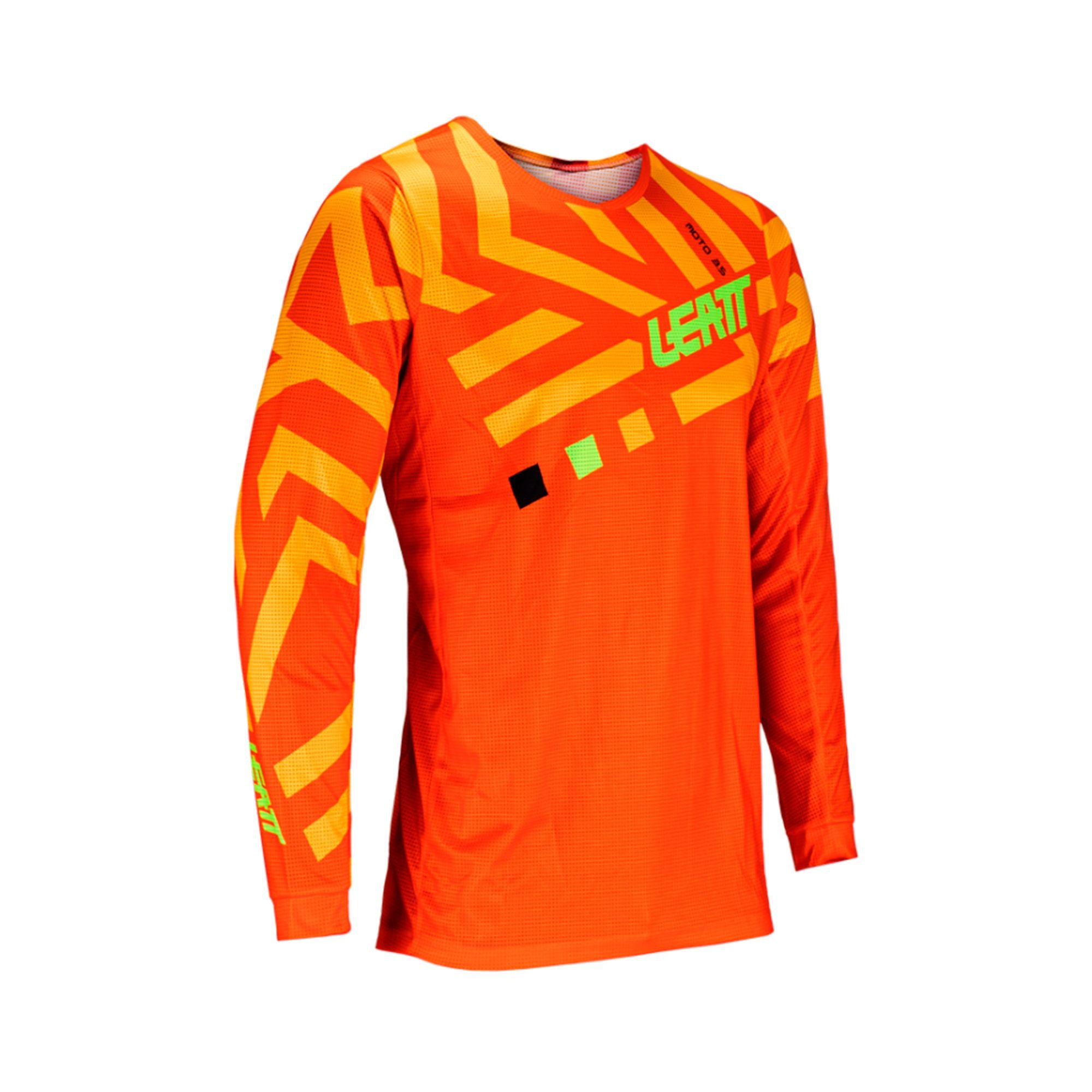 Kit Leatt Moto 3.5 Jersey Con Pantalón Citrus-1
