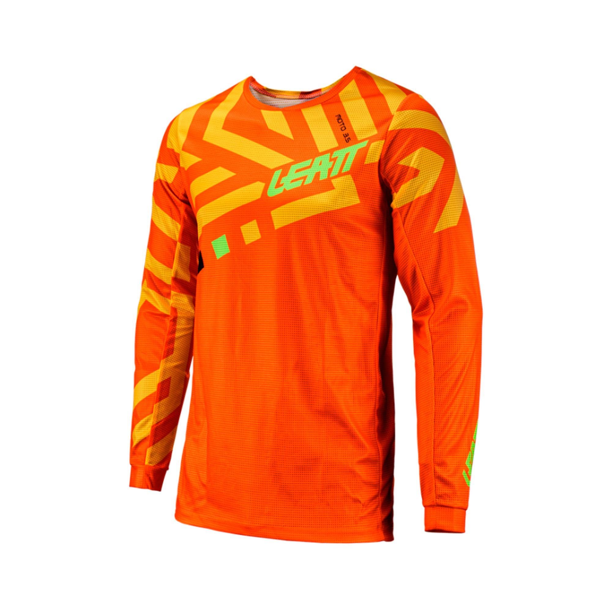Kit Leatt Moto 3.5 Jersey Con Pantalón Citrus-2