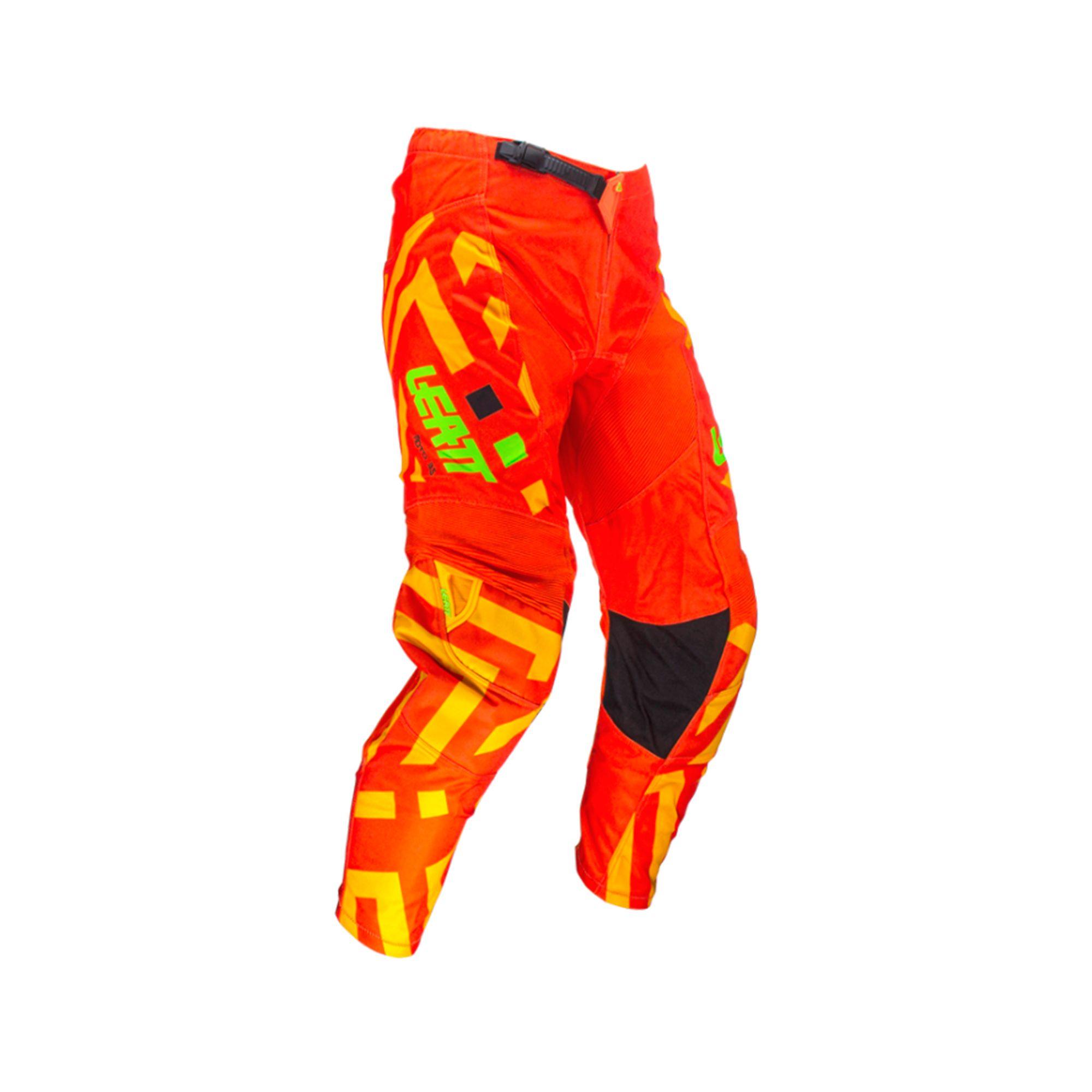 Kit Leatt Moto 3.5 Jersey Con Pantalón Citrus-3
