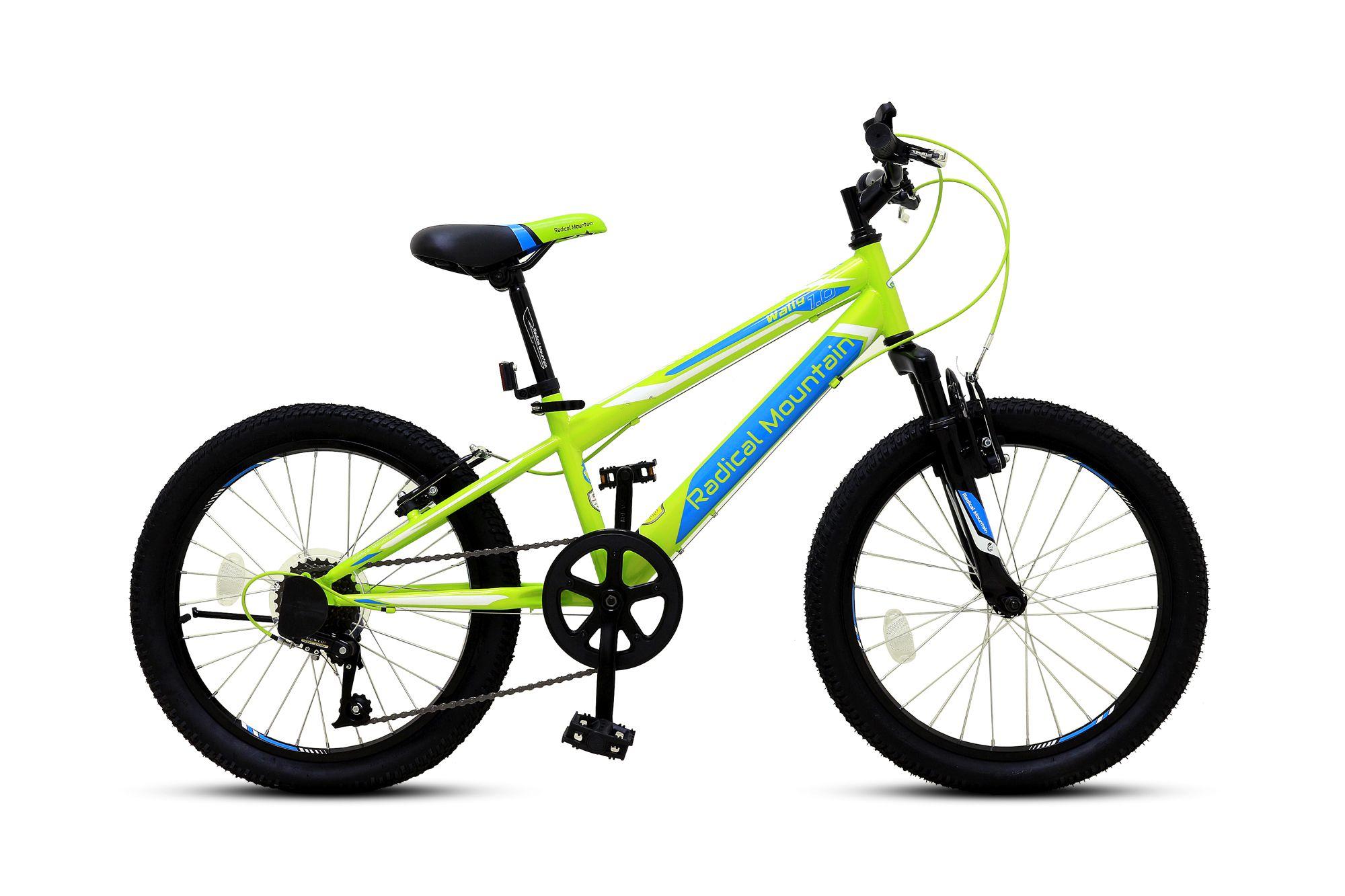 Bicicleta 20 6V Wally Verde/Azul Radical Mountain-0