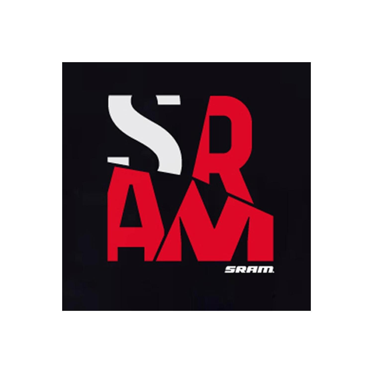 Polera SRAM Manga Corta Fragments Negro-2