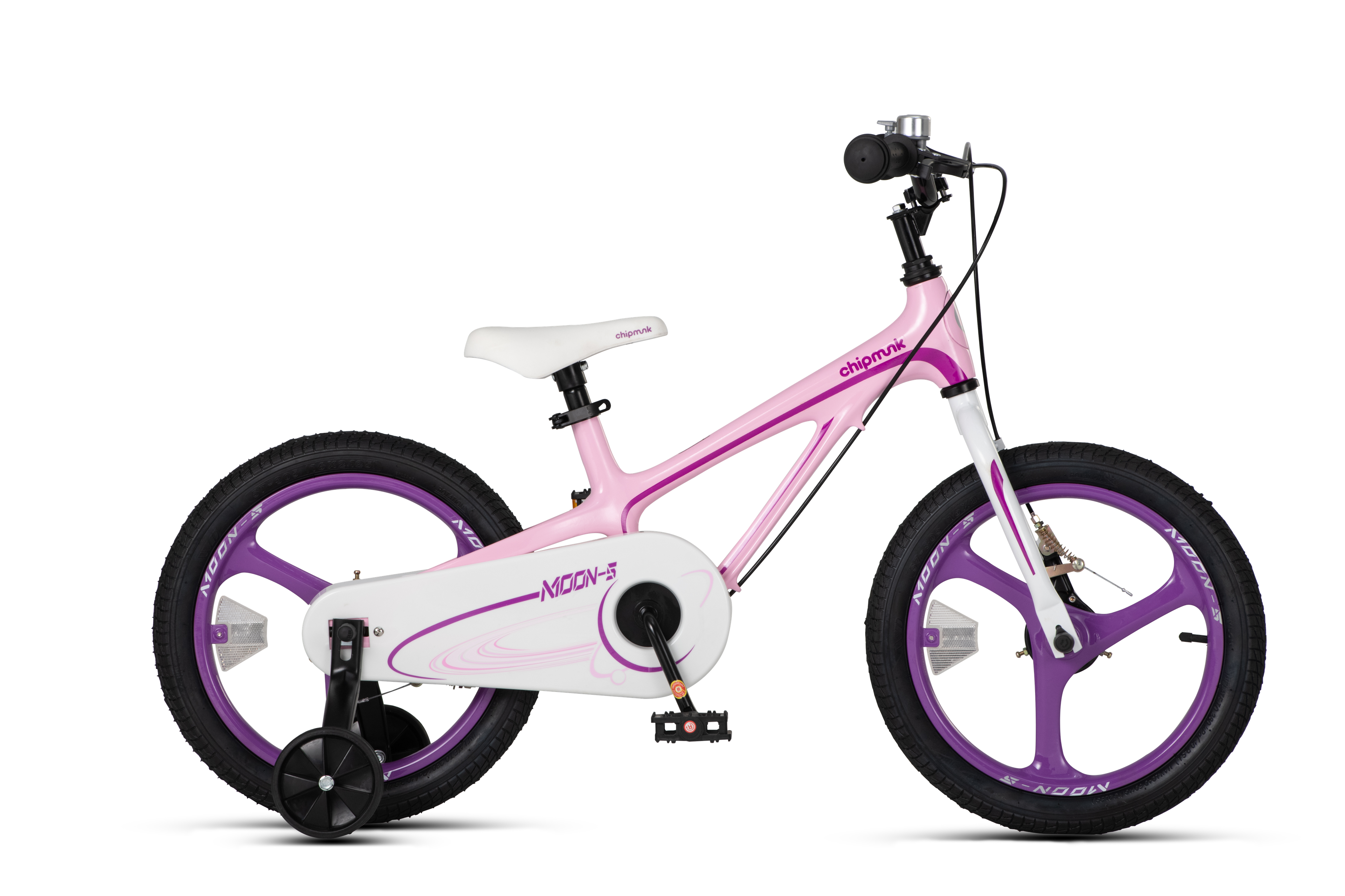 Bicicleta Niño 16 Moon5 Plus Rosa Chipmunk-0