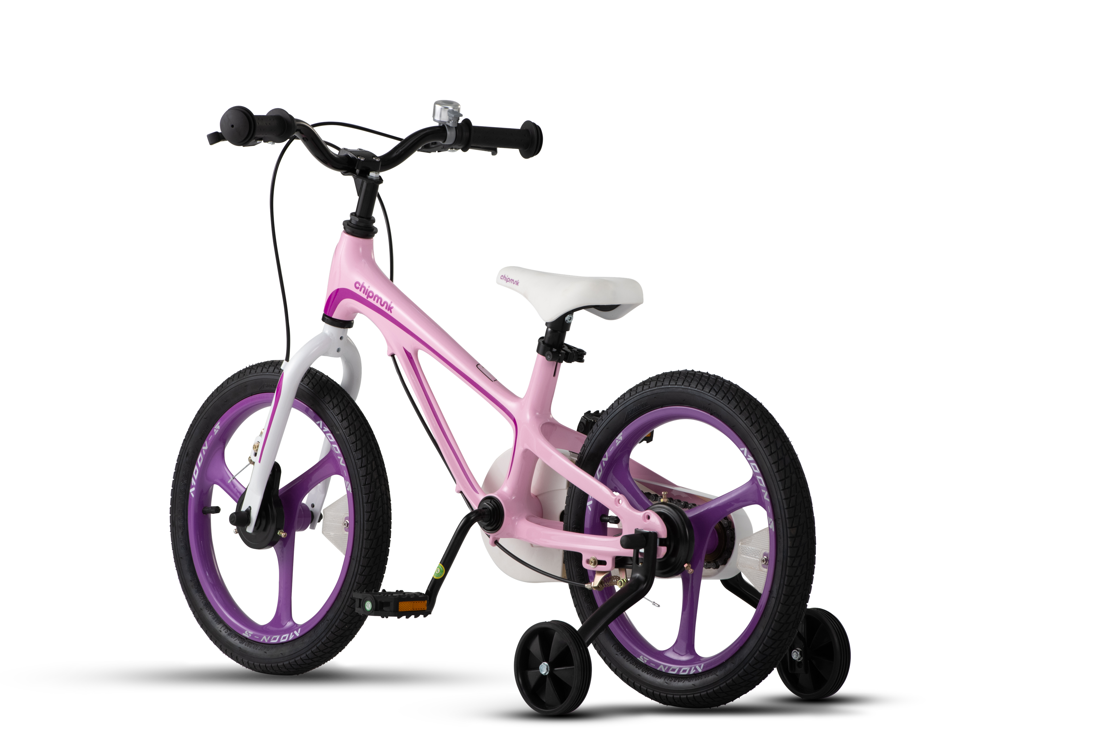 Bicicleta Niño 16 Moon5 Plus Rosa Chipmunk-1