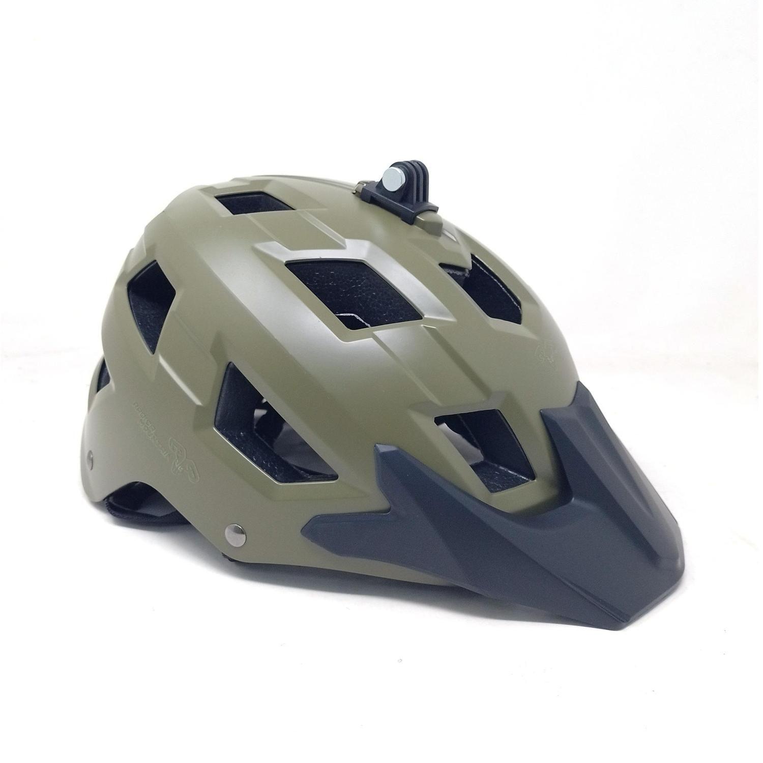 Casco Radical Mountain Enduro Verde Militar L 58-59cm-2