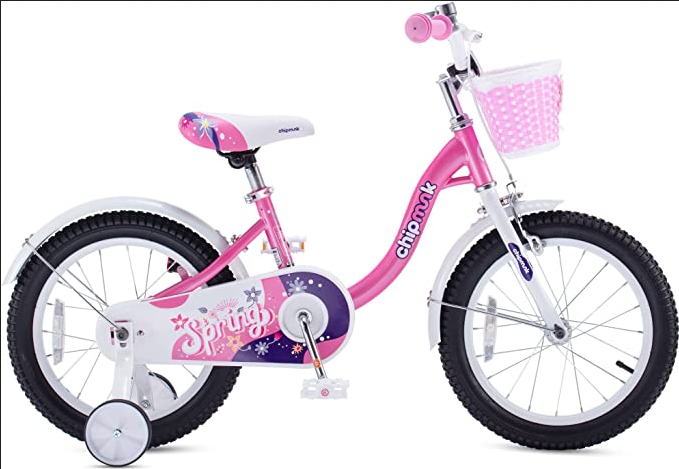 Bicicleta Niña 16 MM Rosa Chipmunk-5