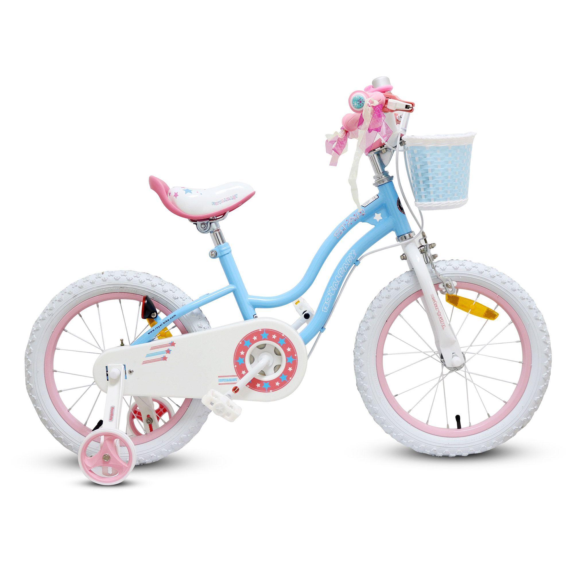 Bicicleta Royal Baby Niña Star aro 16 Azul-0