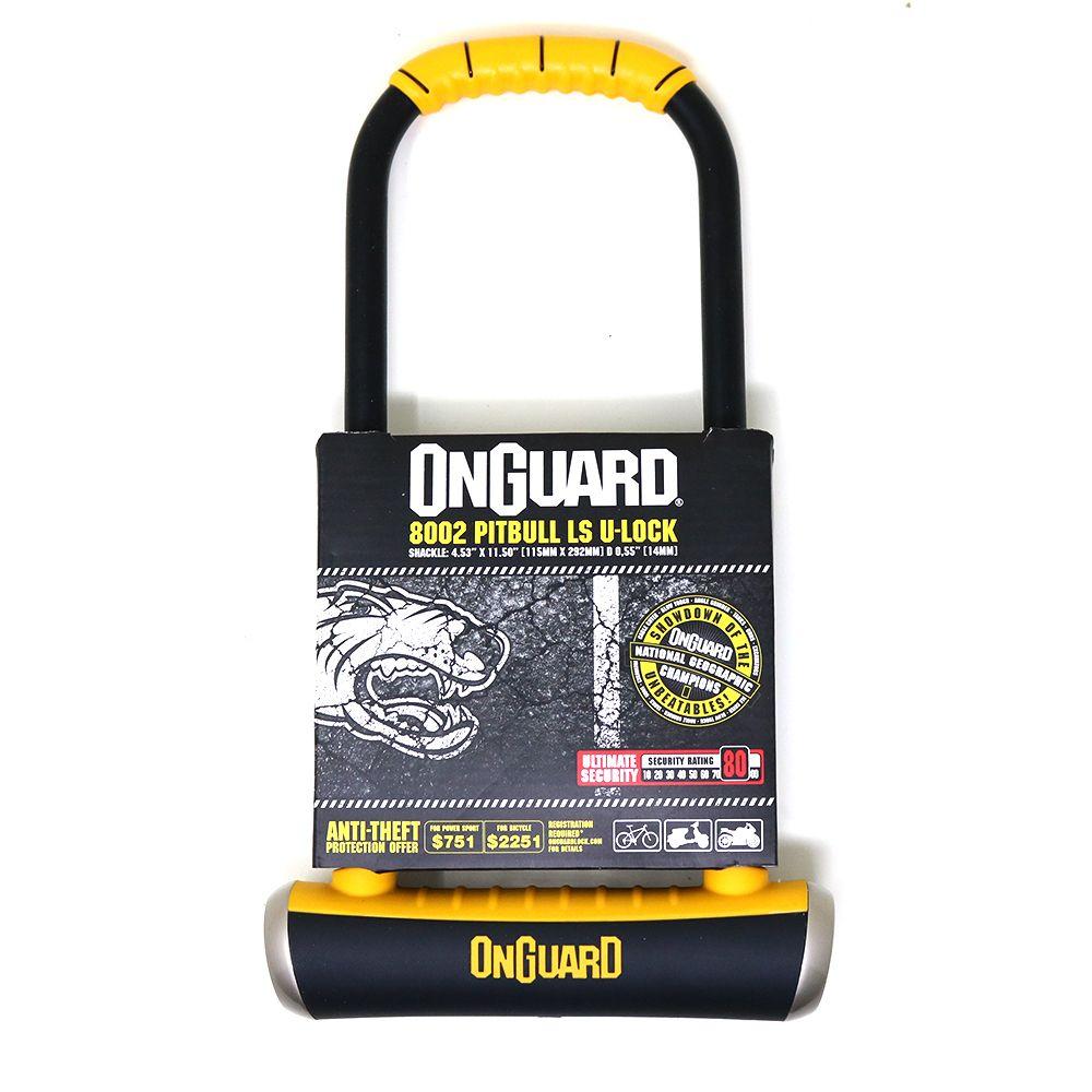Candado OnGuard Llave U-Lock Pitbull LS 115X292mm-4
