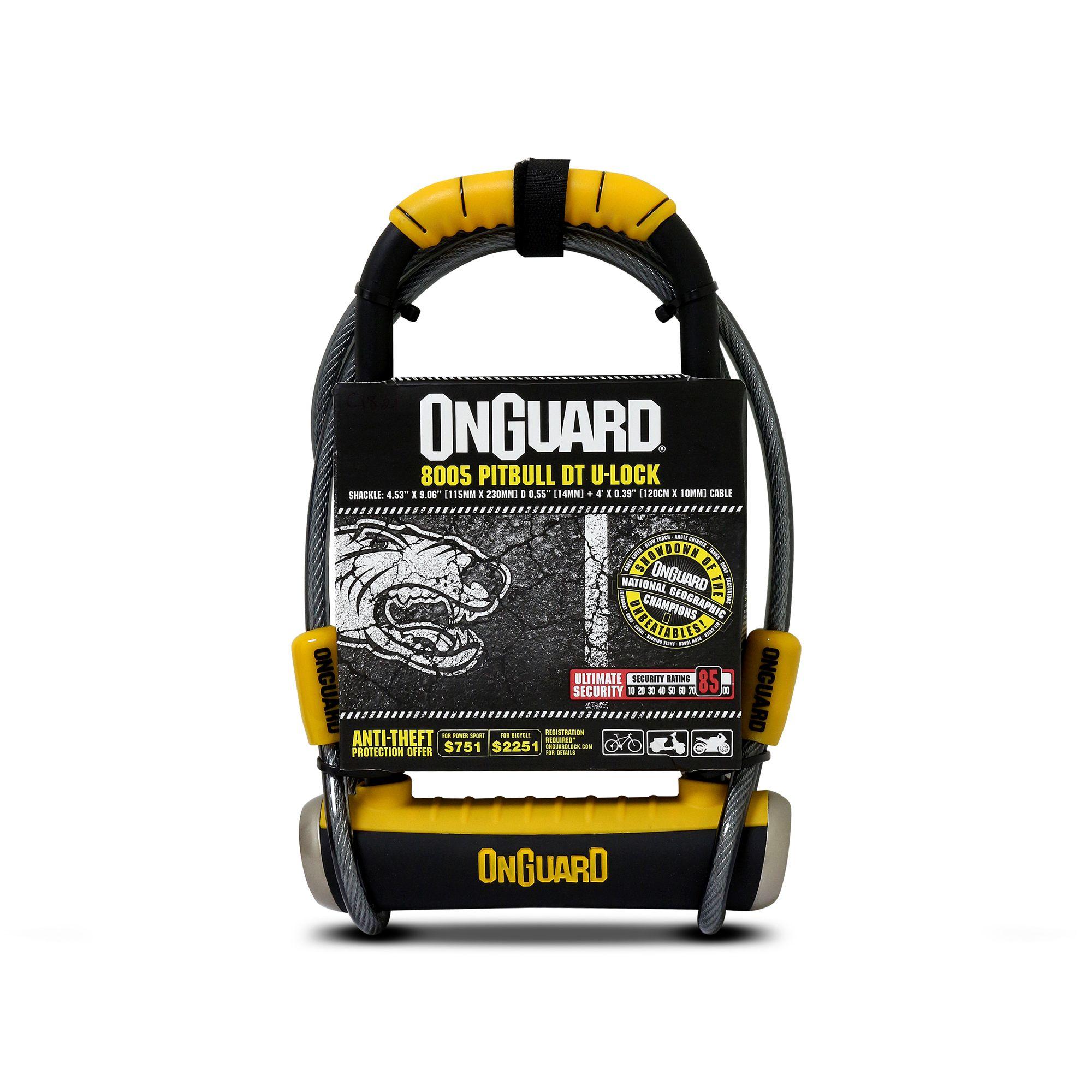 Candado U-Lock Pitbull DT 115mm x 230mm  On Guard-0