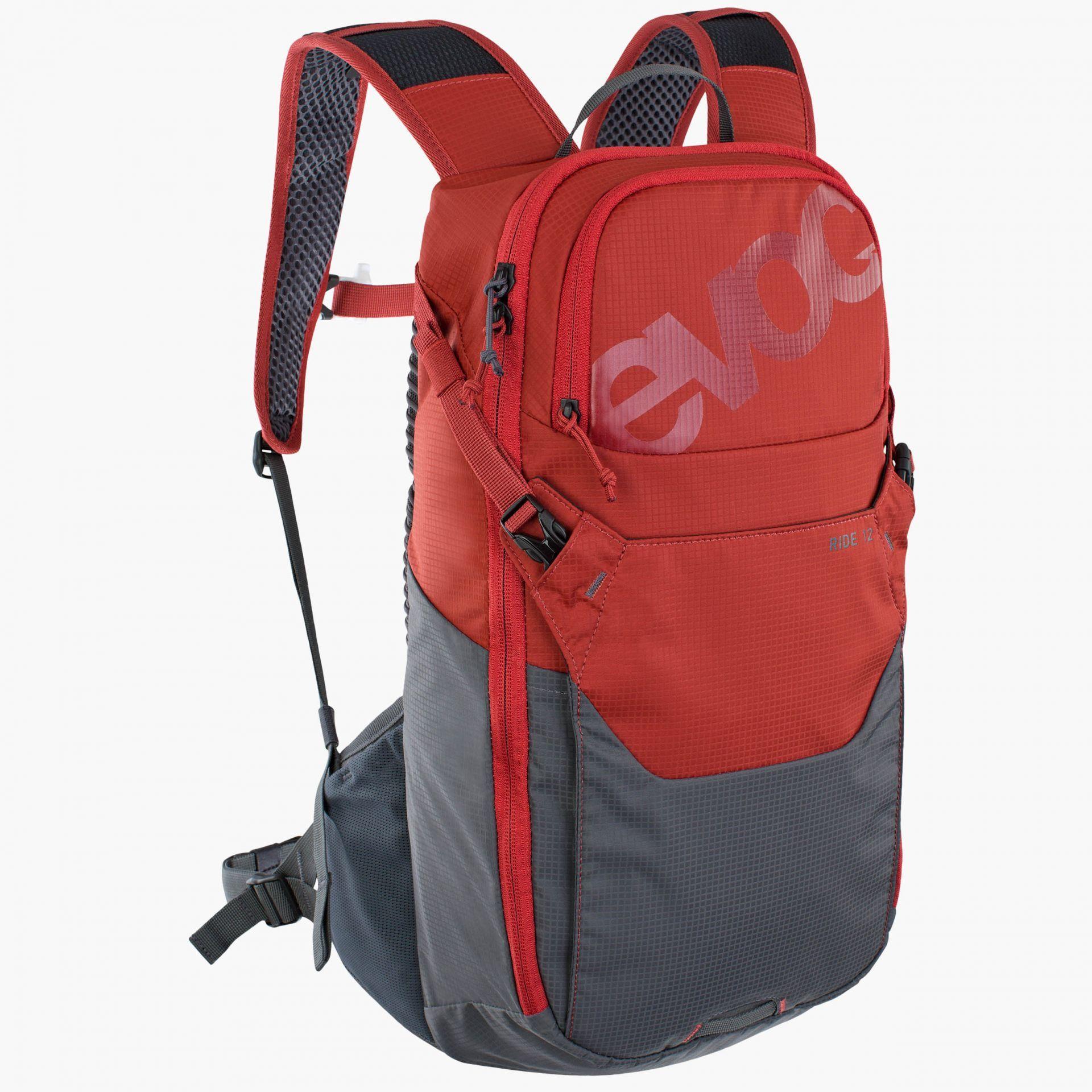 Mochila Ride 12+2l Bladder Red/Grey EVOC-0