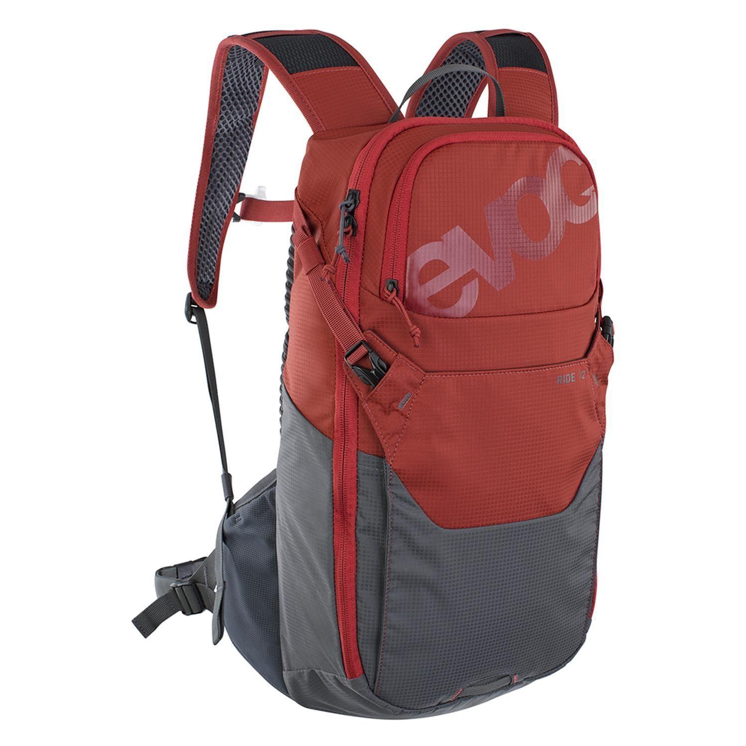 Mochila Ride 12+2l Bladder Red/Grey EVOC-0