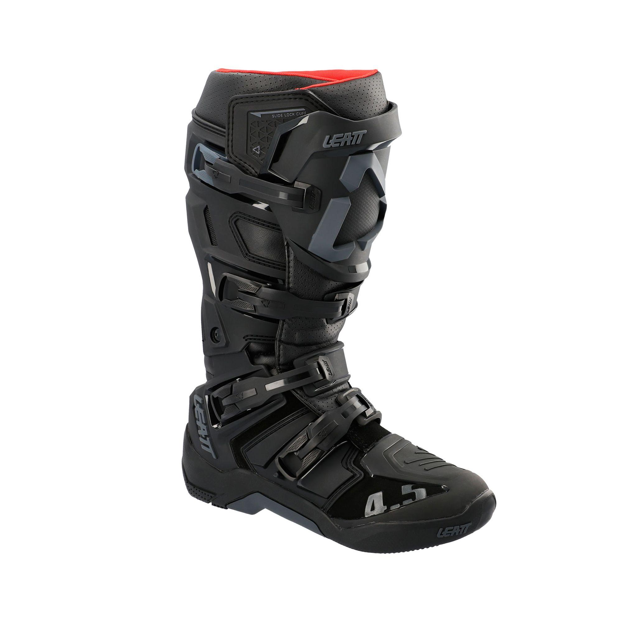 Botas Leatt 4.5 Motociclismo MX Negro-0