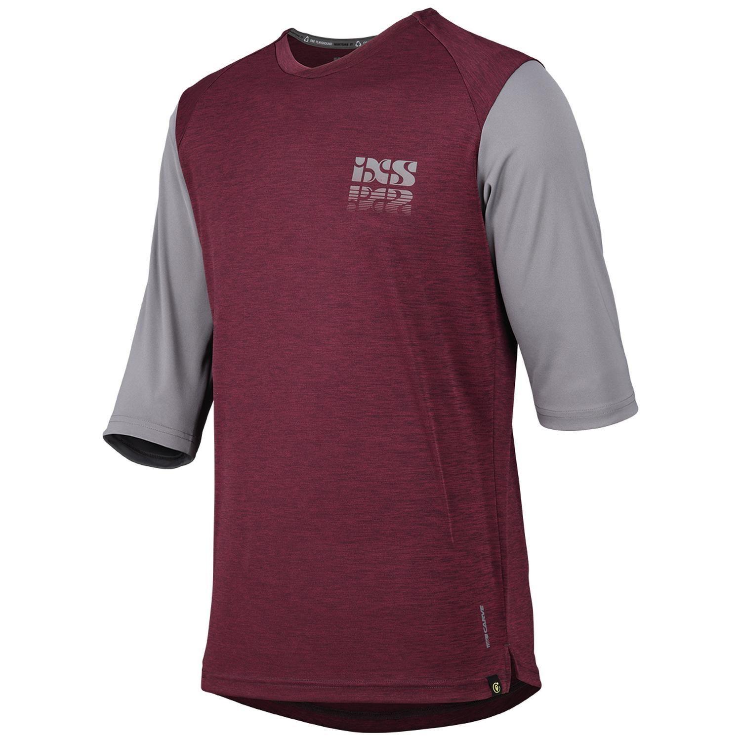 Jersey IXS Manga 3/4 Carve X Raisin XS 48EU-0