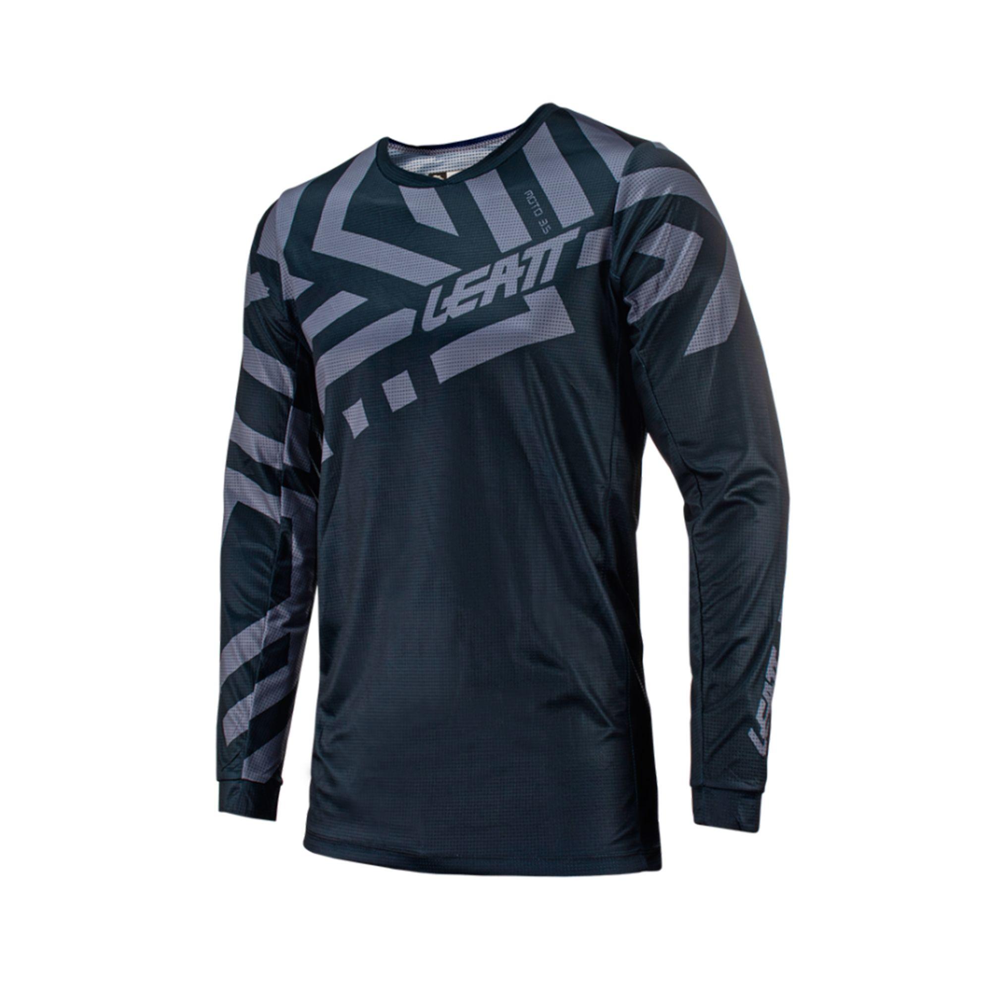 Kit Leatt Moto 3.5 Jersey Con Pantalón Stealth-2