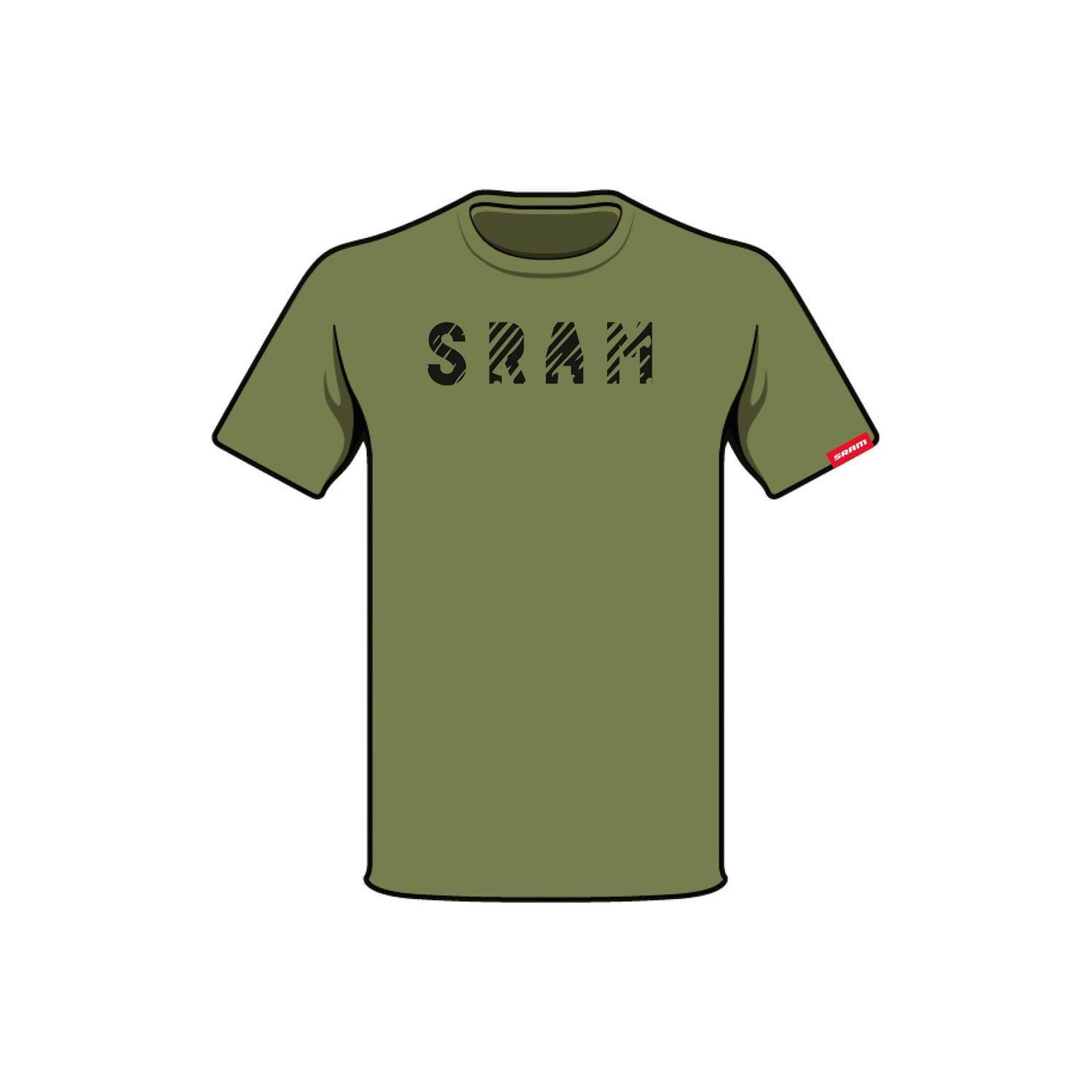 Polera SRAM Manga Corta Slash Verde-3