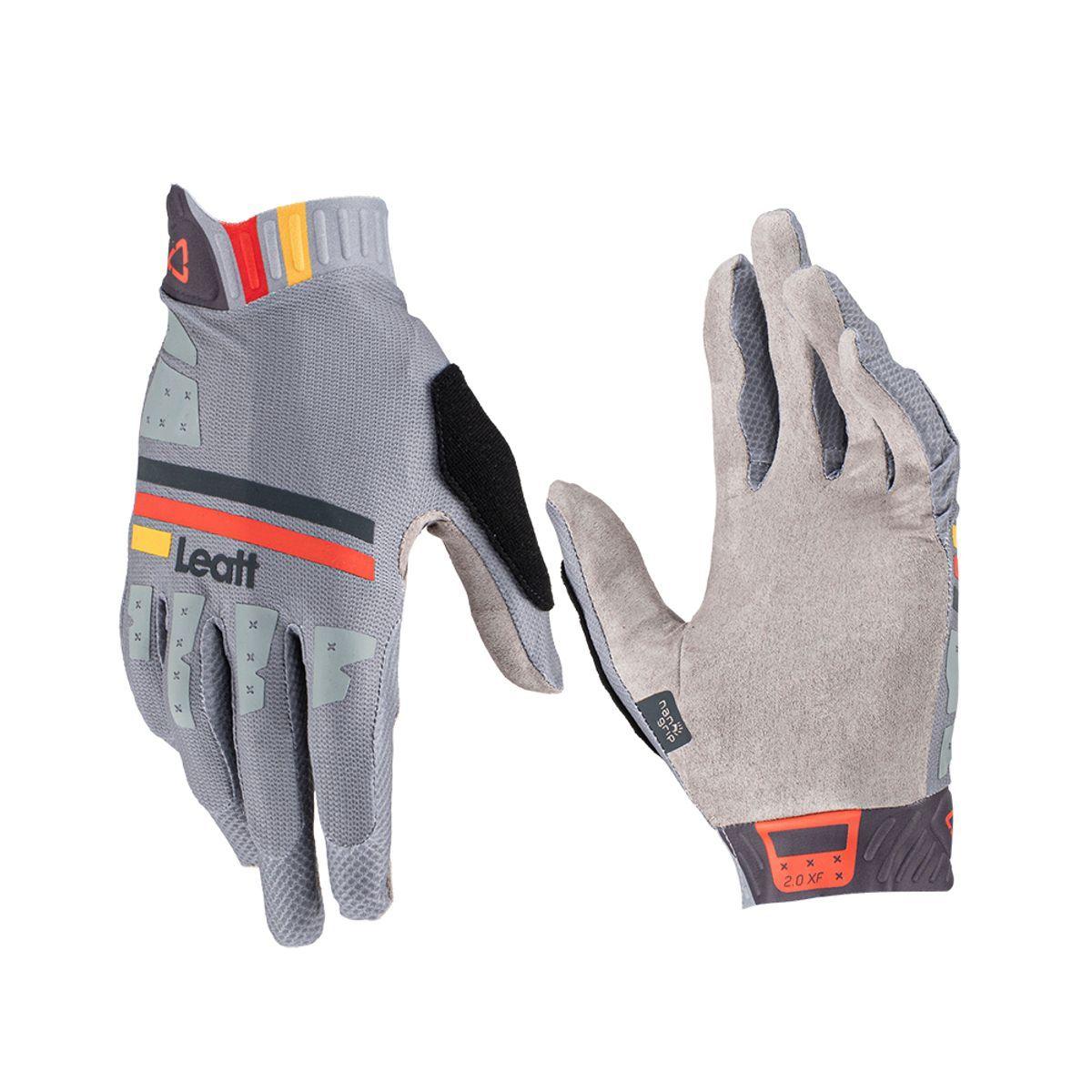Guantes Leatt Bicicleta y Moto 2.0 X-Flow Titanium S 7EU 8US-0
