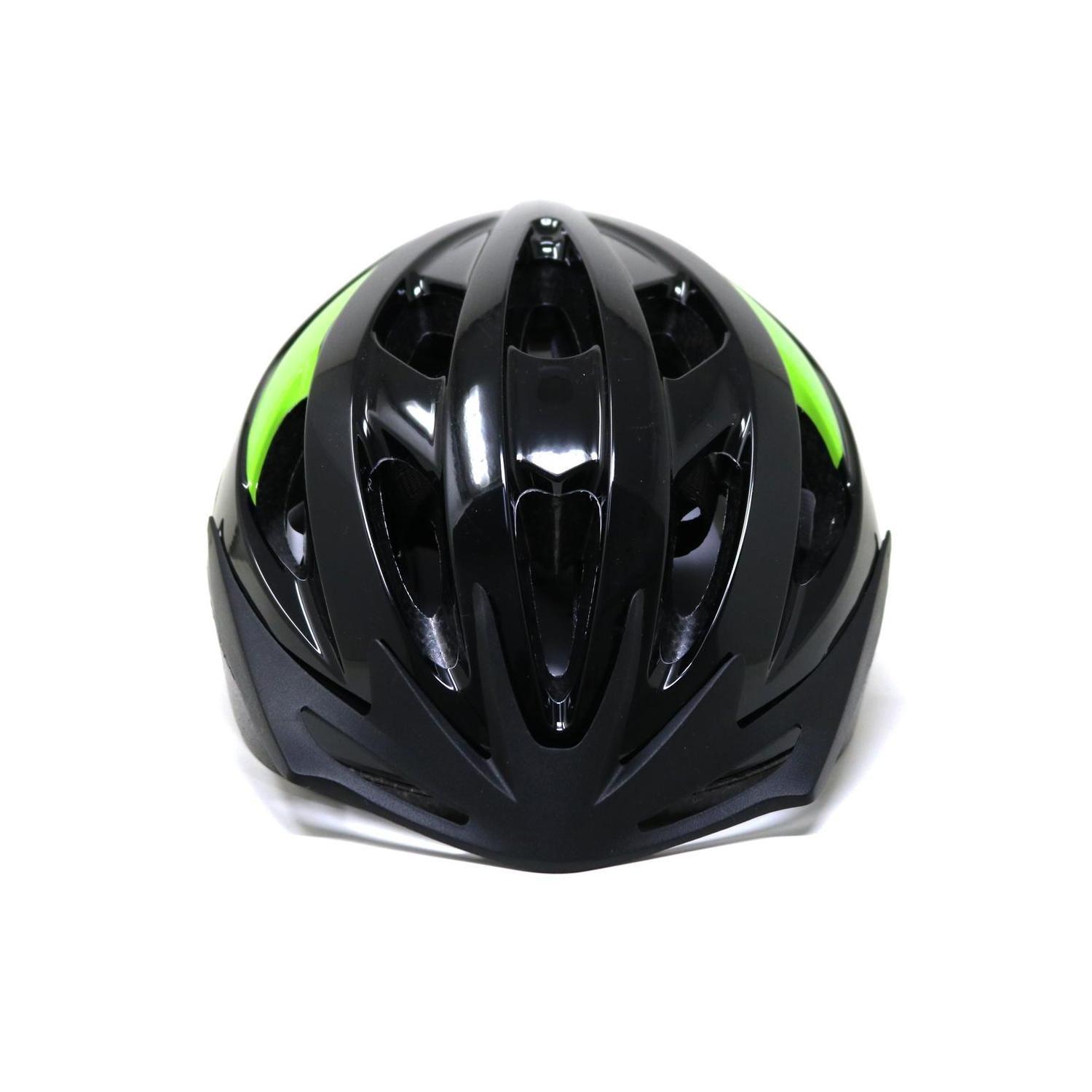 Casco Radical Mountain MTB NT Con Luz Negro Verde M 56-57cm-0