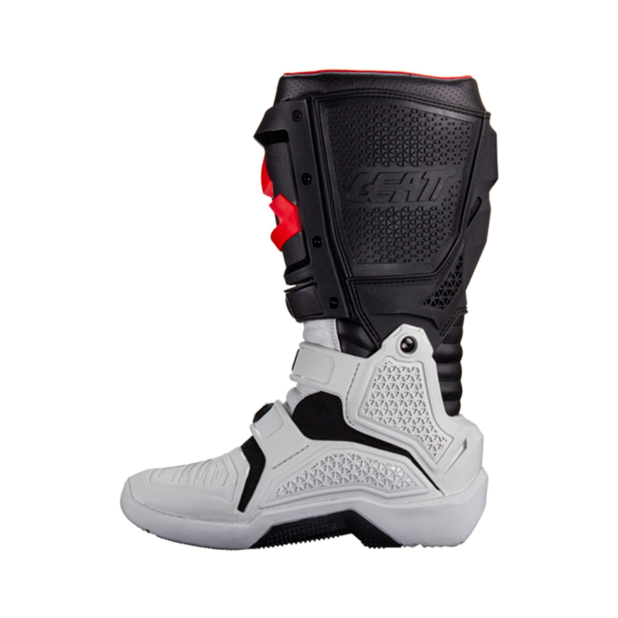 Botas Leatt 4.5 Motociclismo Enduro Gris Claro-1