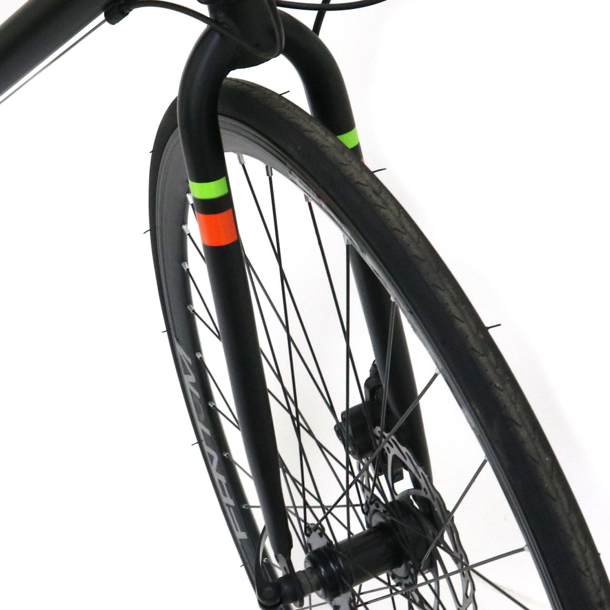 Bicicleta Fantom 700c Ruta Aluminio Negro-2