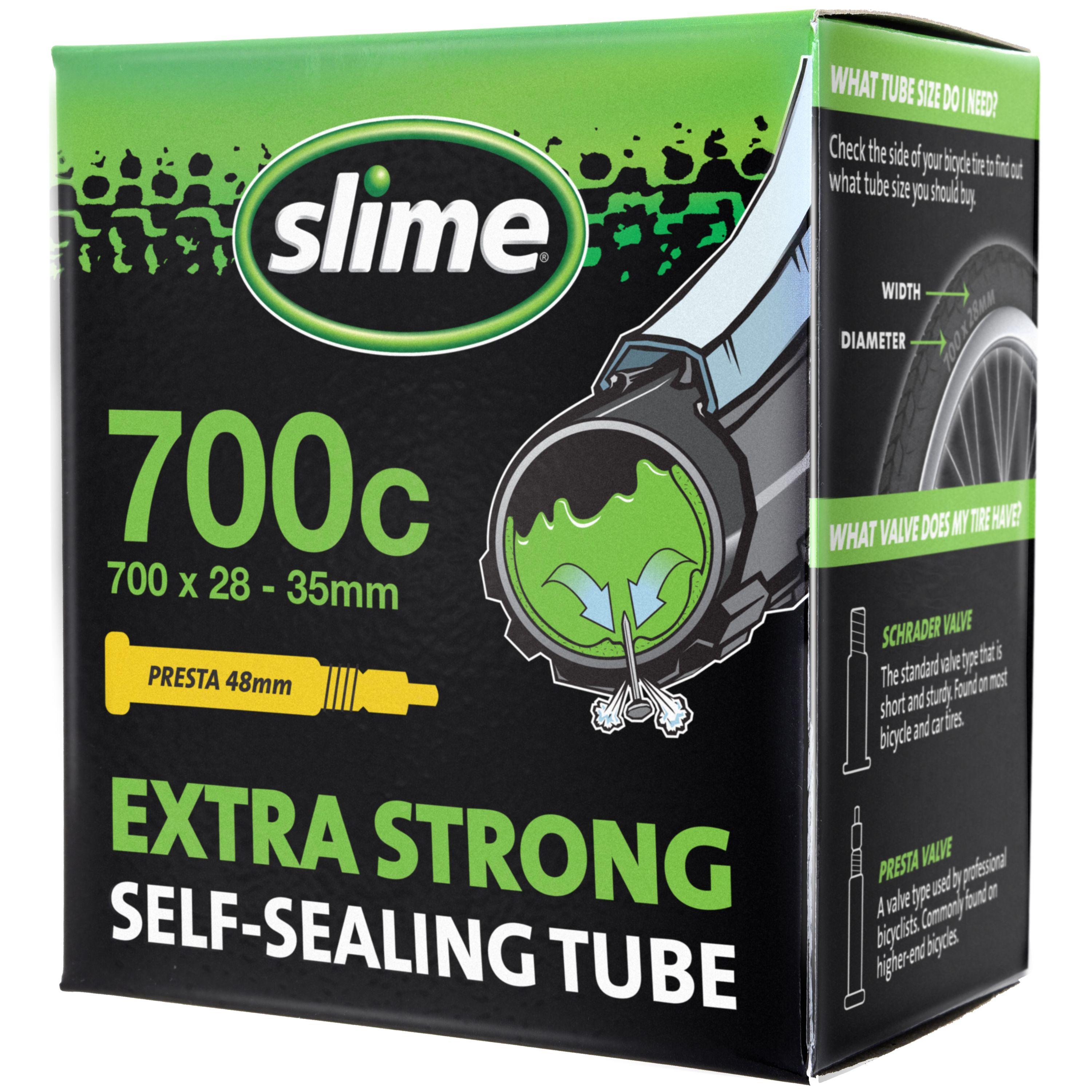 Cámara Slime Con Líquido 700x28-35c F/V Presta 48mm-0