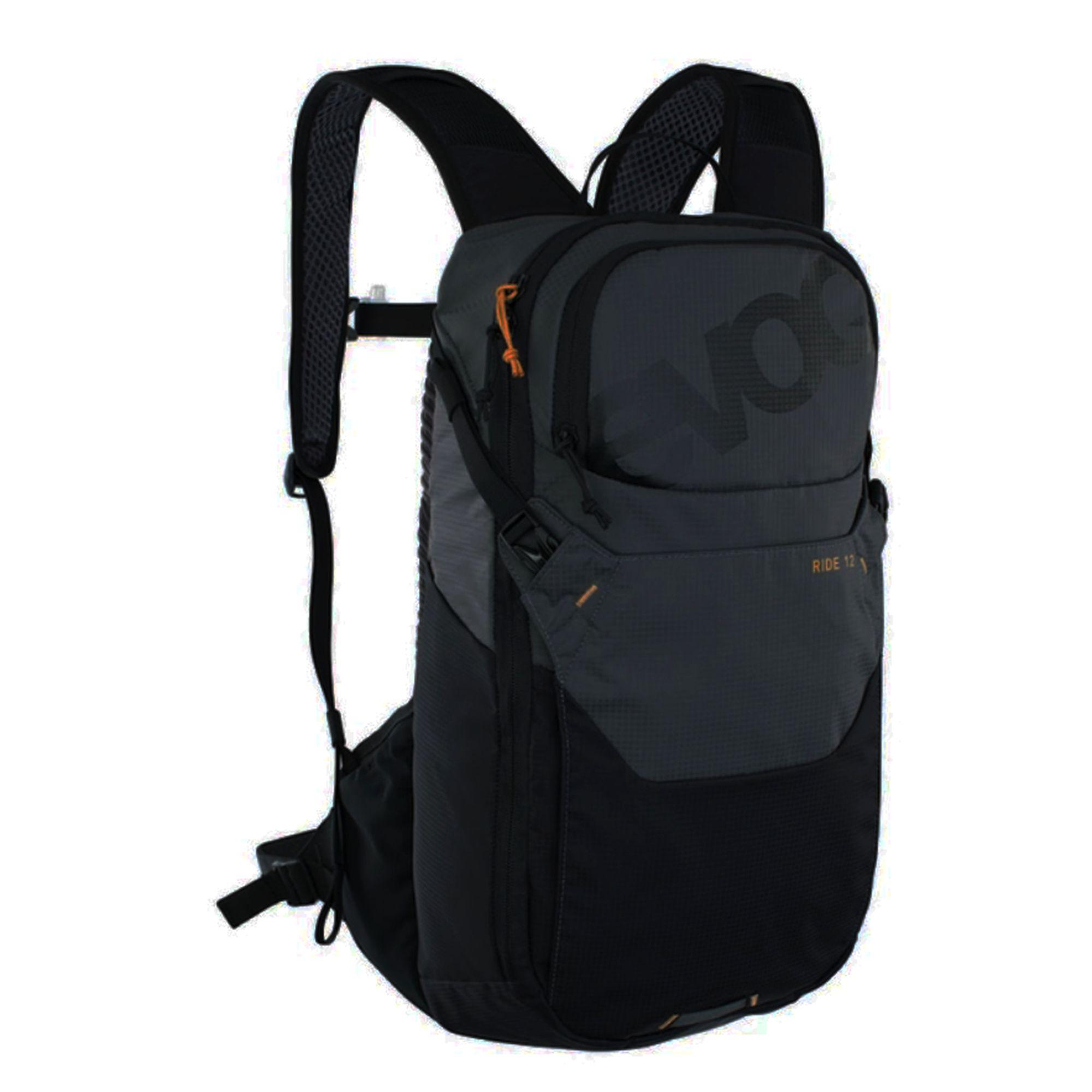 Mochila Ride 12 + 2l Bladder Carbon Grey/Black EVOC-0