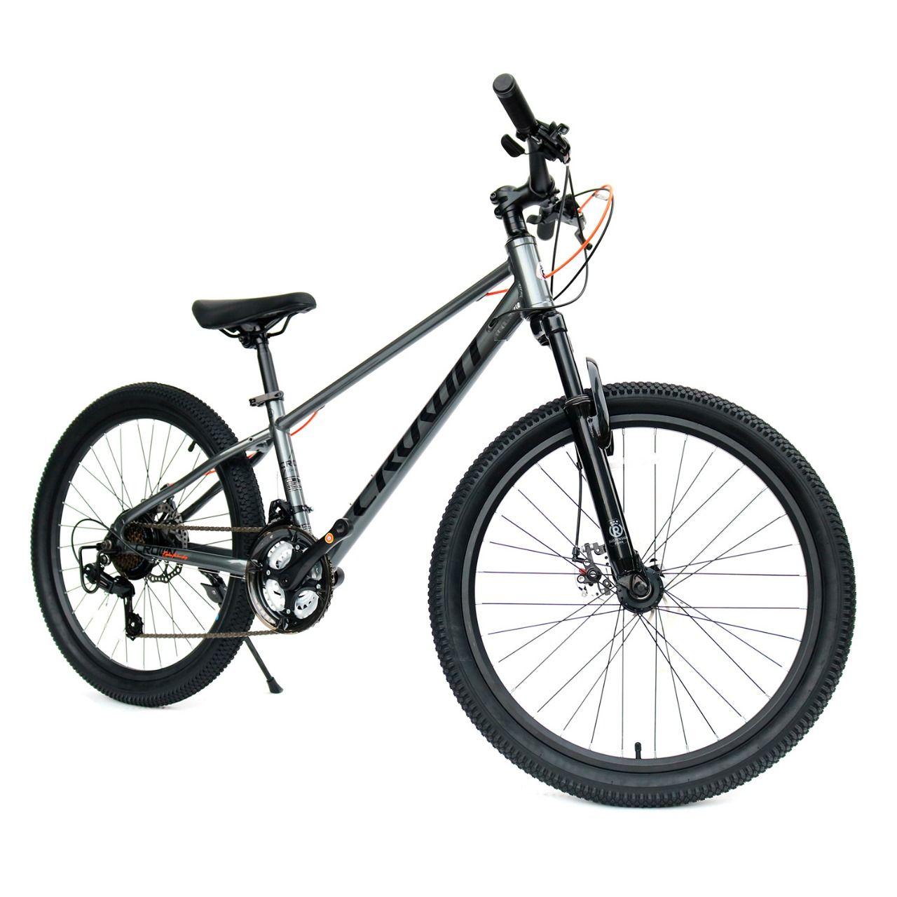 Bicicleta Royal Baby Crown MTB JR 21V 24" Aluminio Gris-1