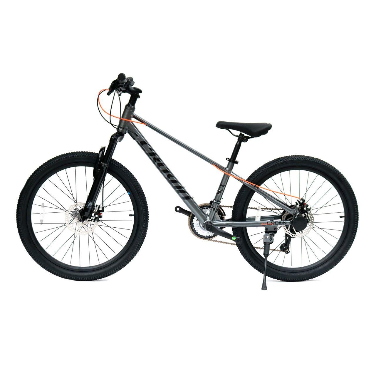 Bicicleta Royal Baby Crown MTB JR 21V 24" Aluminio Gris-2