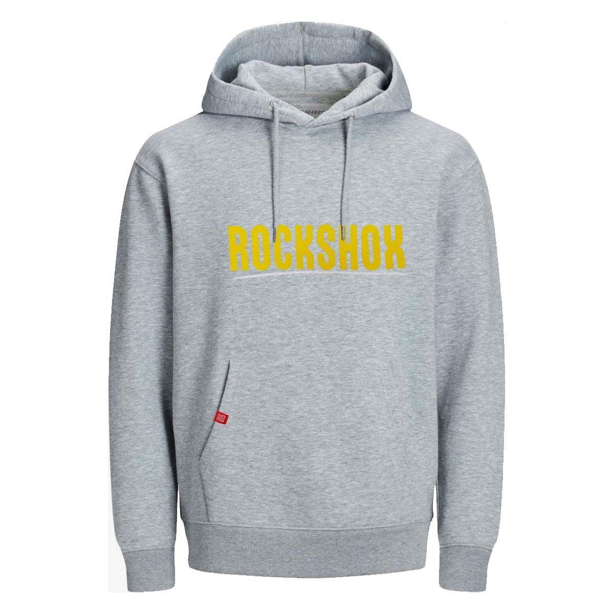 Poleron RockShox Hoodie Deportivo Paint Brush Gris-3