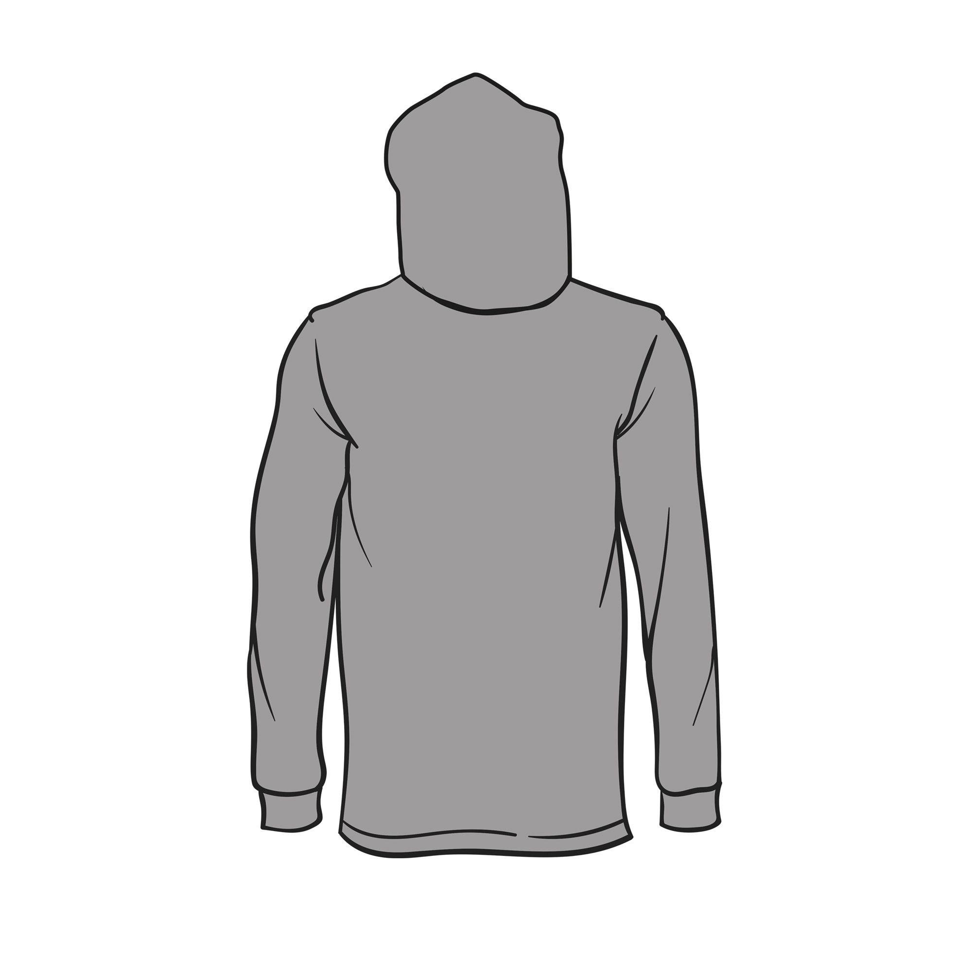Poleron RockShox Hoodie Deportivo Paint Brush Gris-4