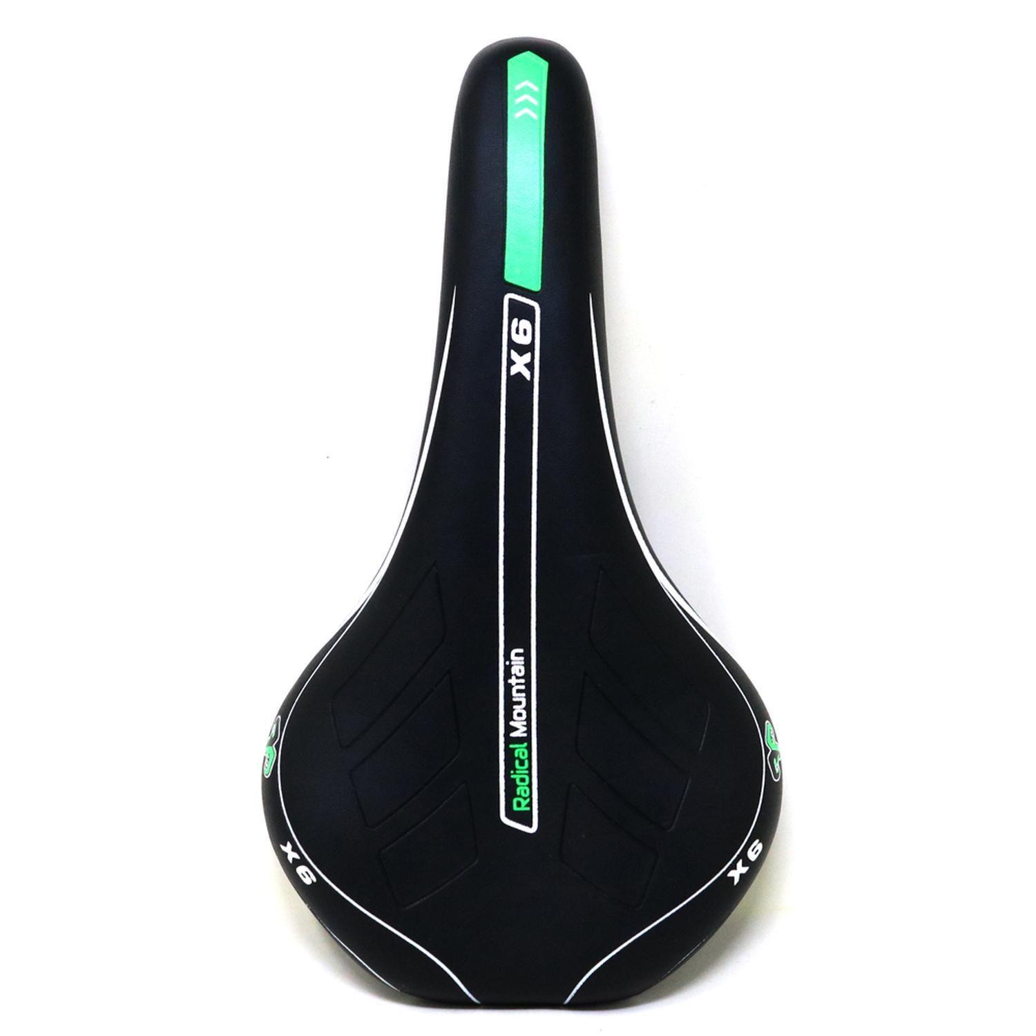 Asiento MTB Negro/Verde Radical Mountain-2